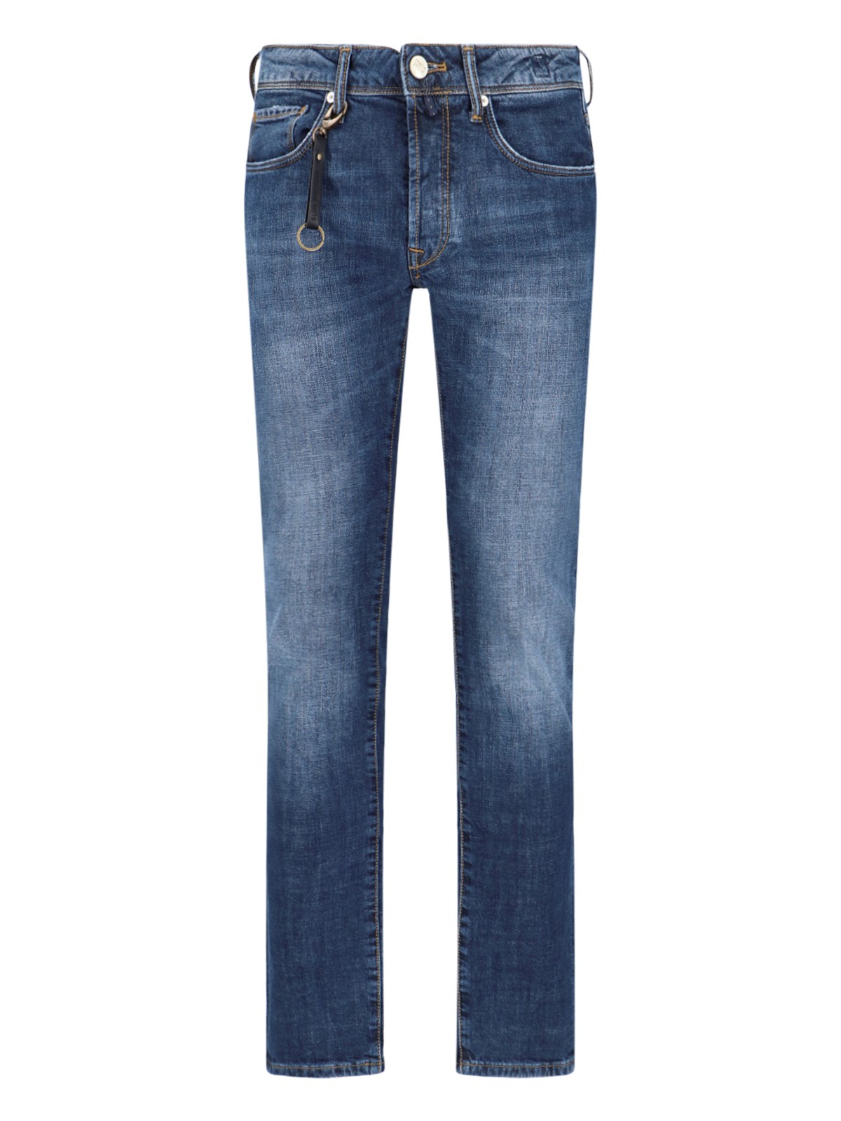 Incotex Slim-fit Stretch-denim Jeans In Blue