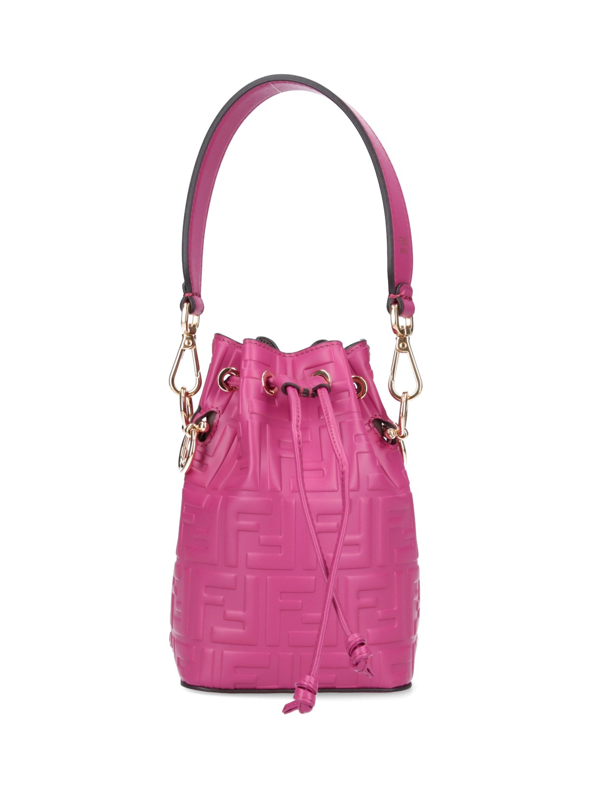 Fendi Mini Bucket Bag "mon Tresor" In Pink