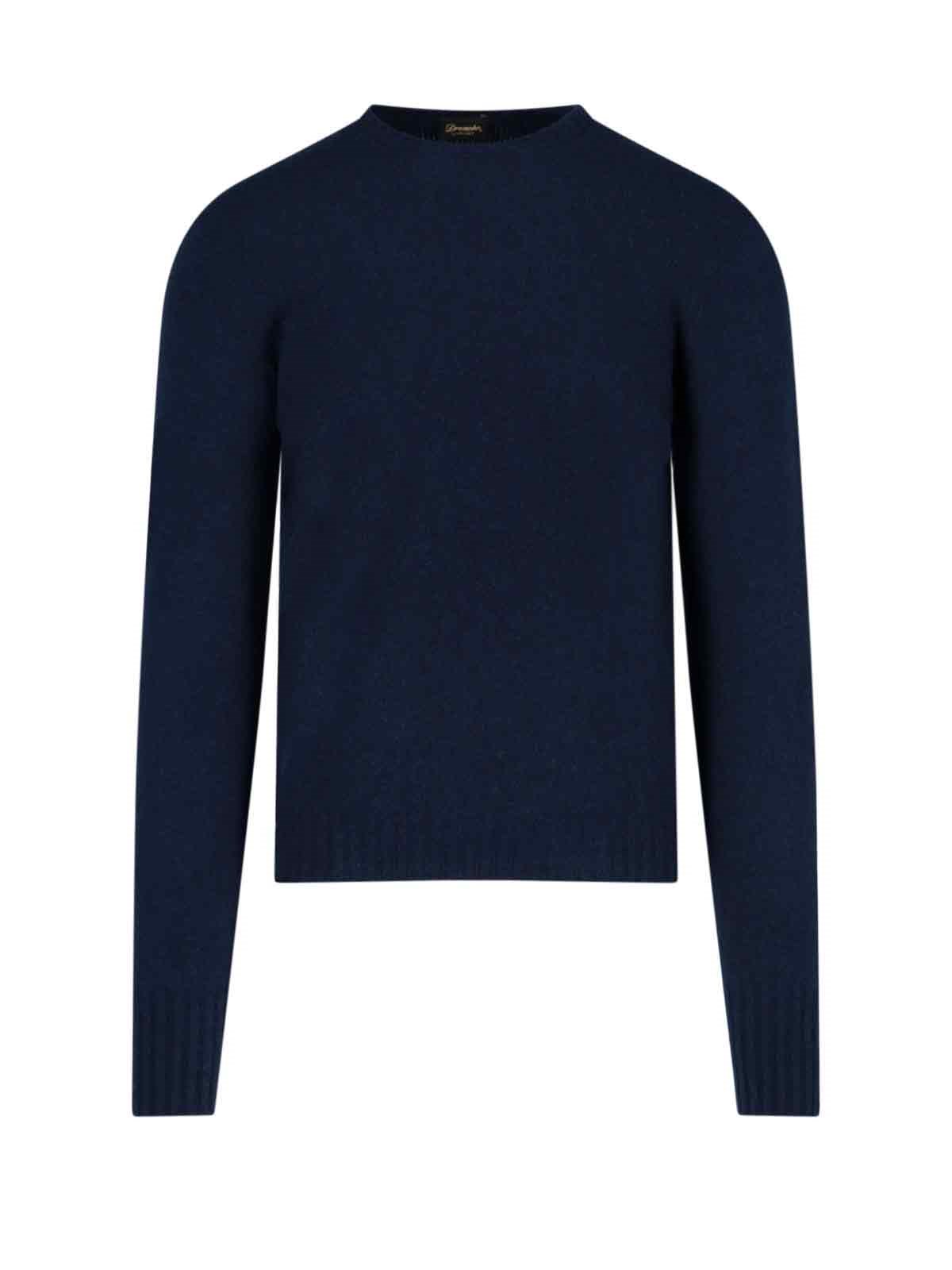 Shop Drumohr Classic Sweater In Blue