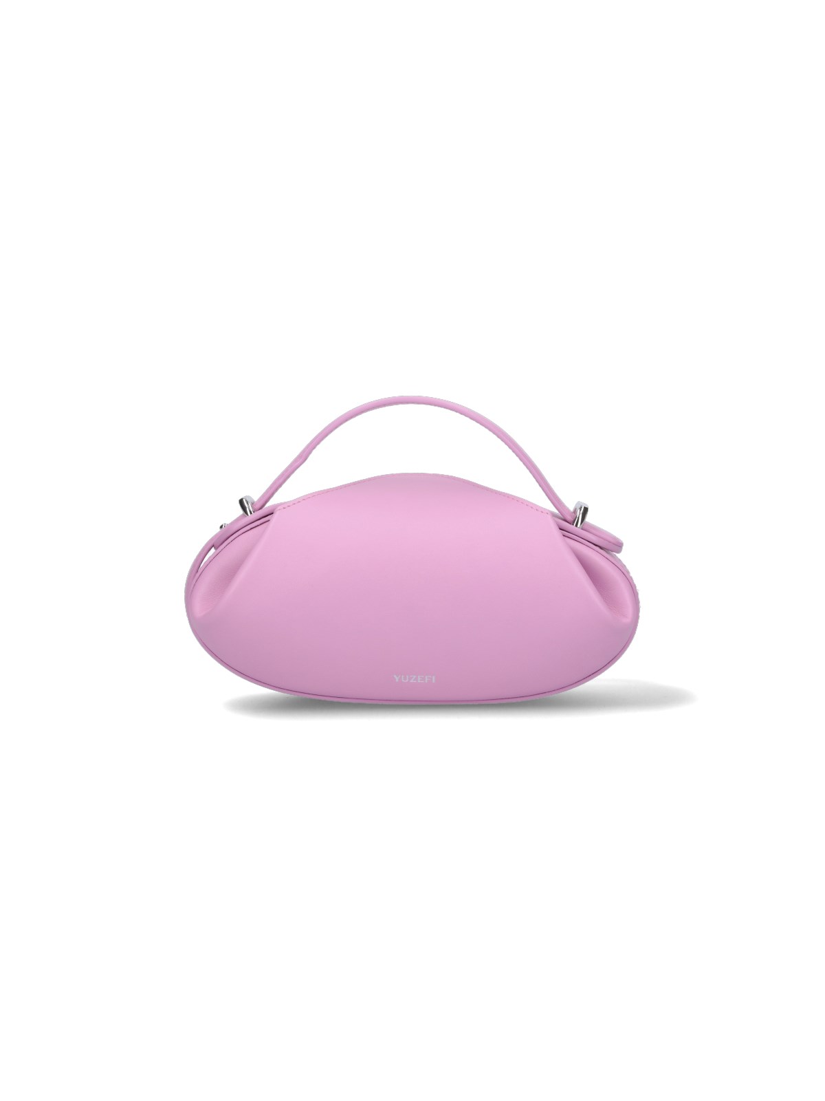 Shop Yuzefi 'dinner Roll' Shoulder Bag In Pink