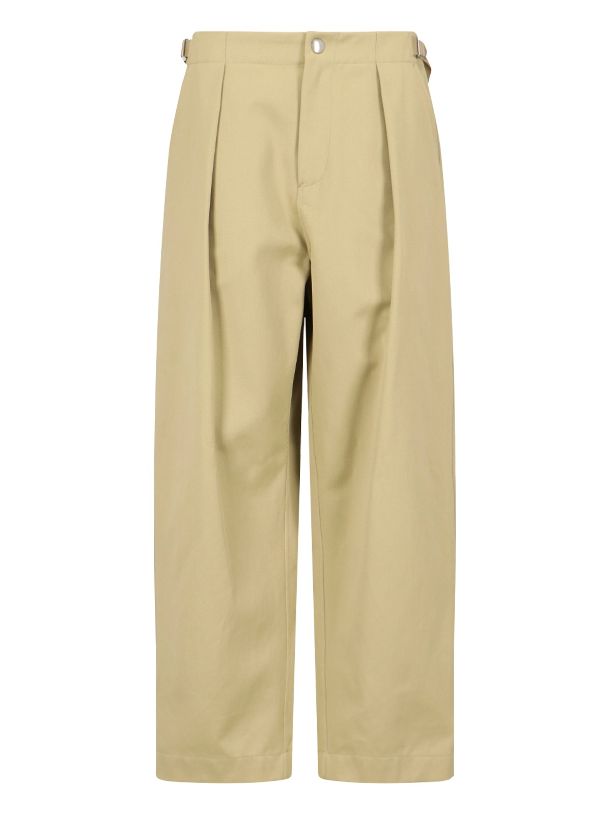 Burberry Wide Pants In Beige