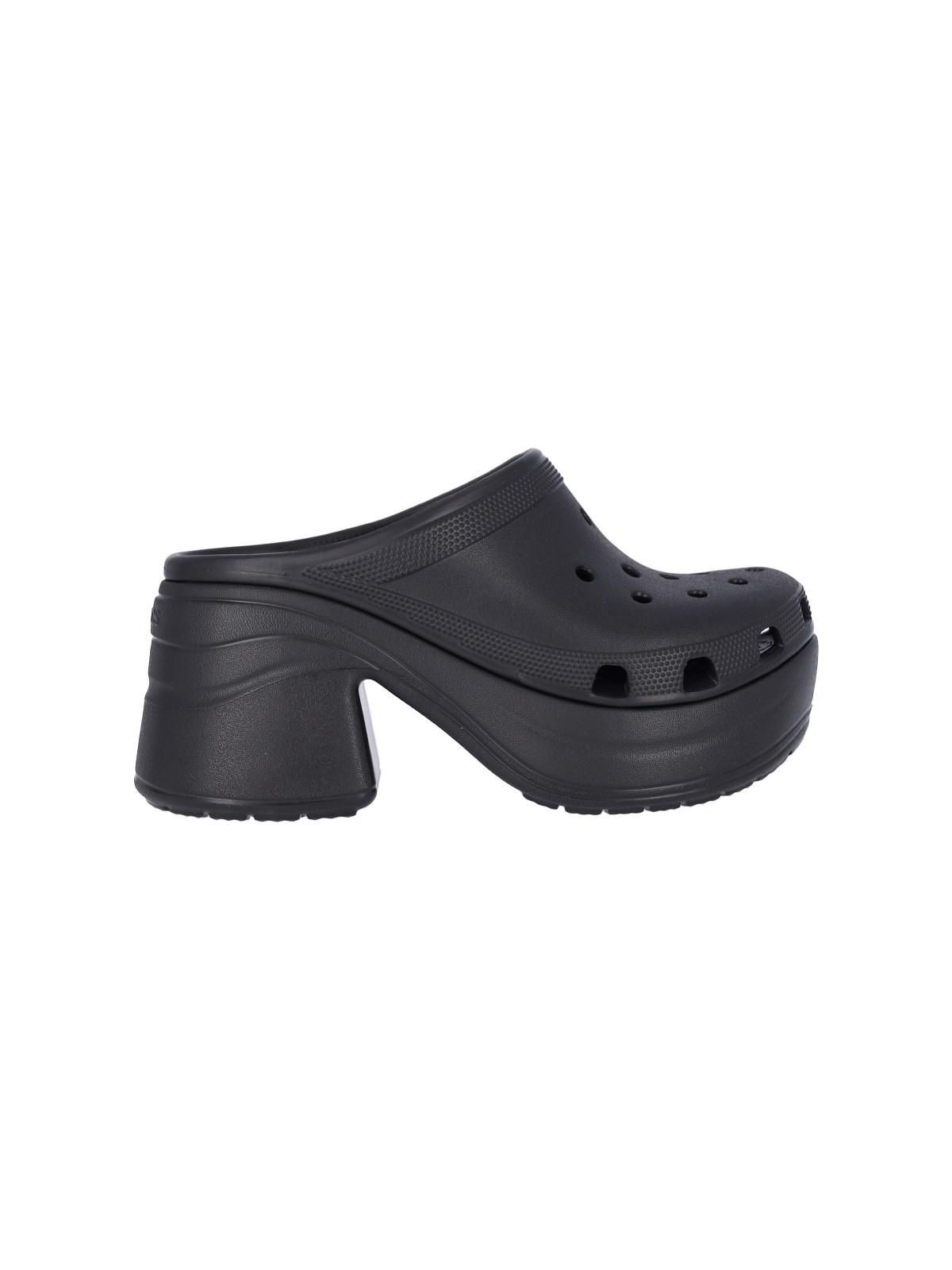 Shop Crocs Mules Platform "siren" In Black  