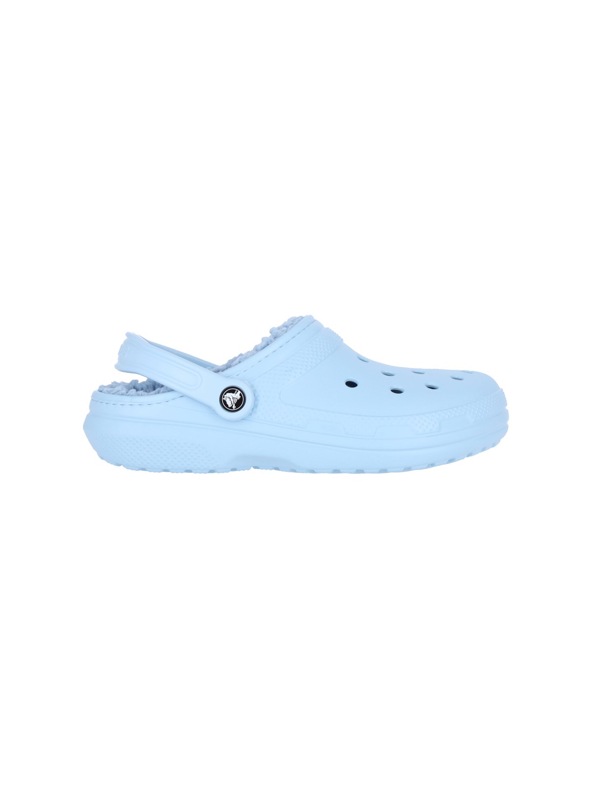 Crocs Lined Classic Clog Slipper In Light Blue