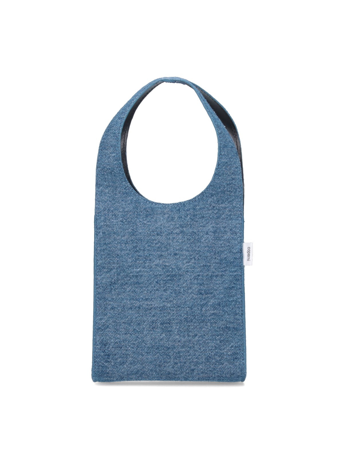 Shop Coperni Micro Tote Bag "swipe" In Light Blue
