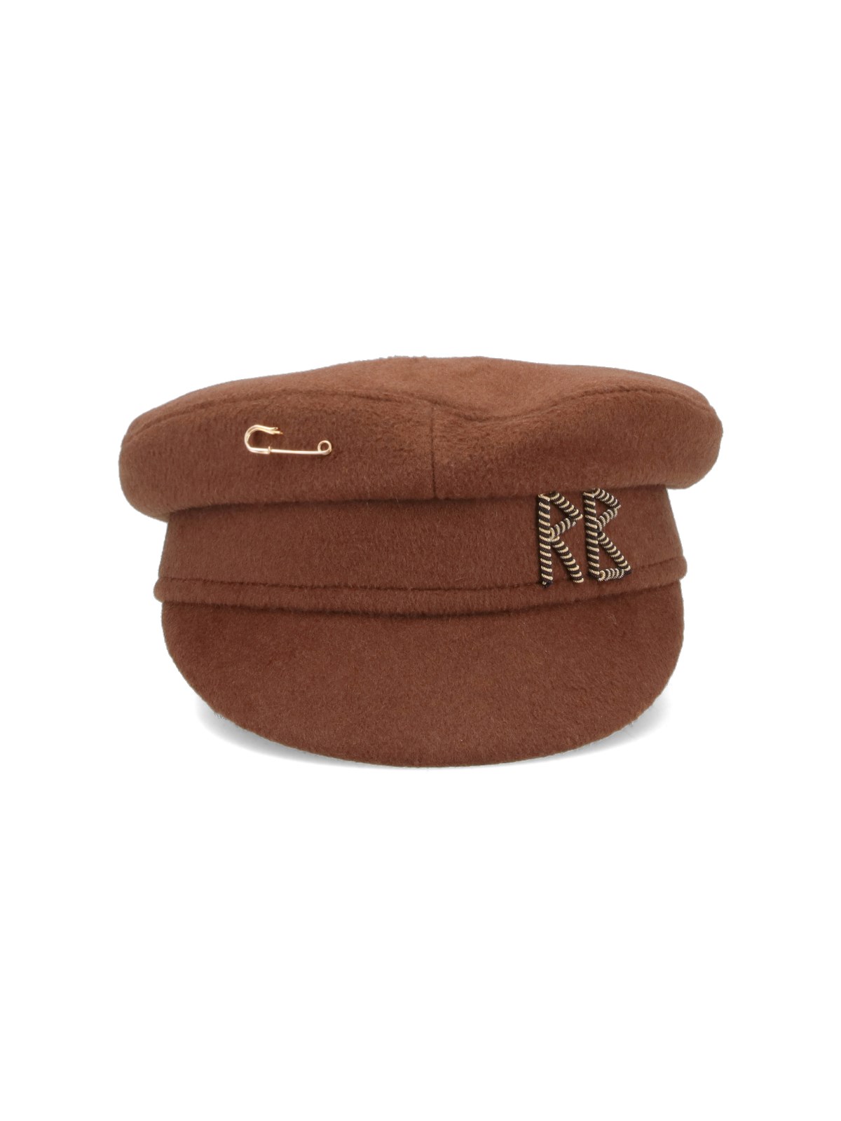 Shop Ruslan Baginskiy 'baker Boy' Hat In Brown