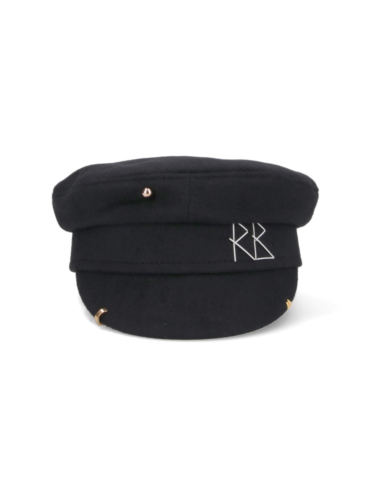 Shop Ruslan Baginskiy 'baker Boy' Hat In Black  