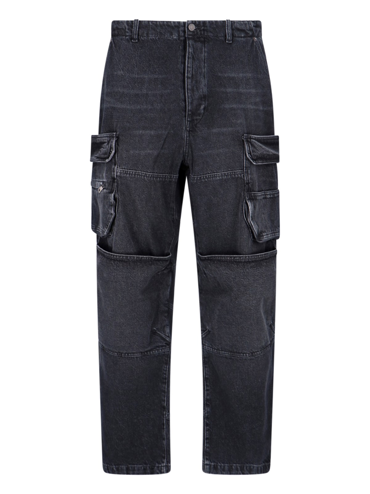 Diesel Straight Jeans In Gray