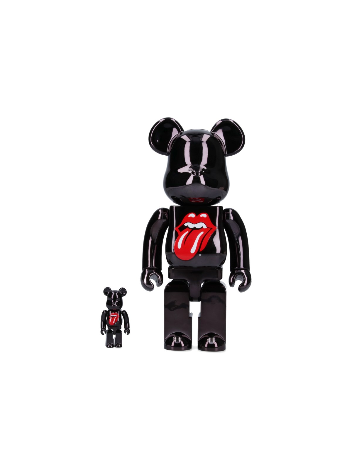Medicom Toy Be@rbrick "the Rolling Stones" In Black  