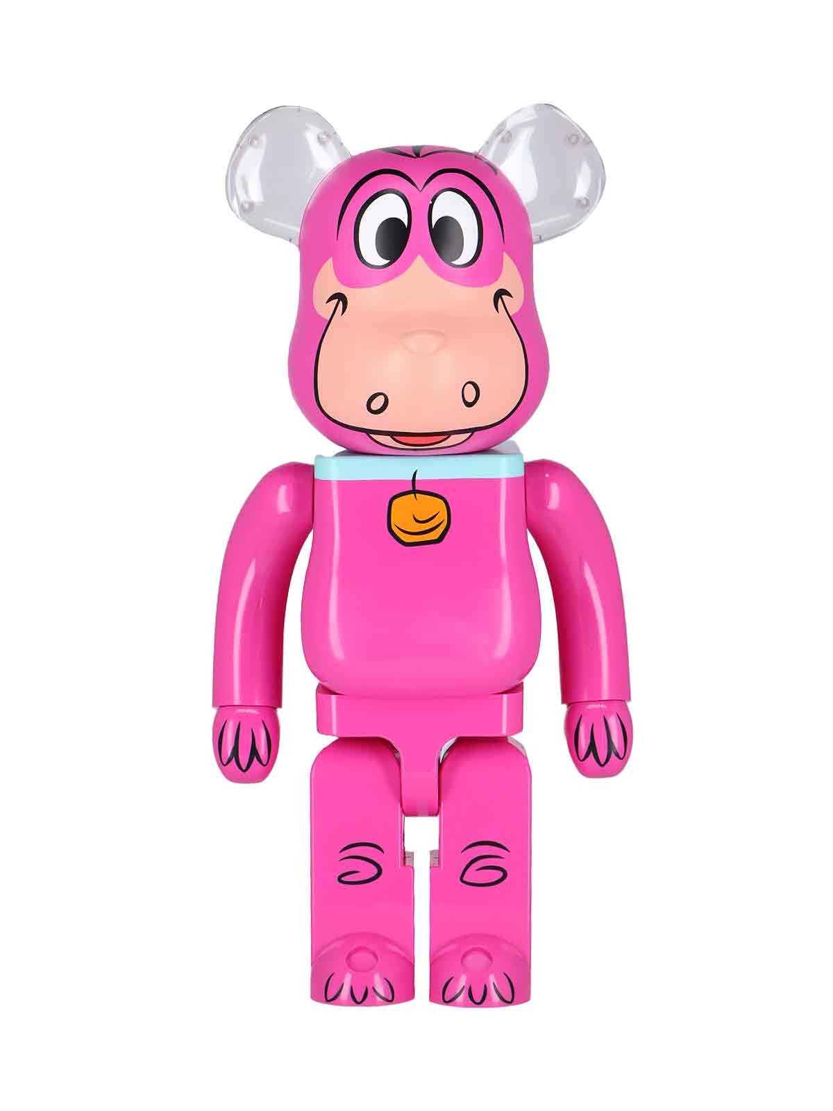 Medicom Toy Be@rbrick "the Flintstones Dino 1000%" In Pink
