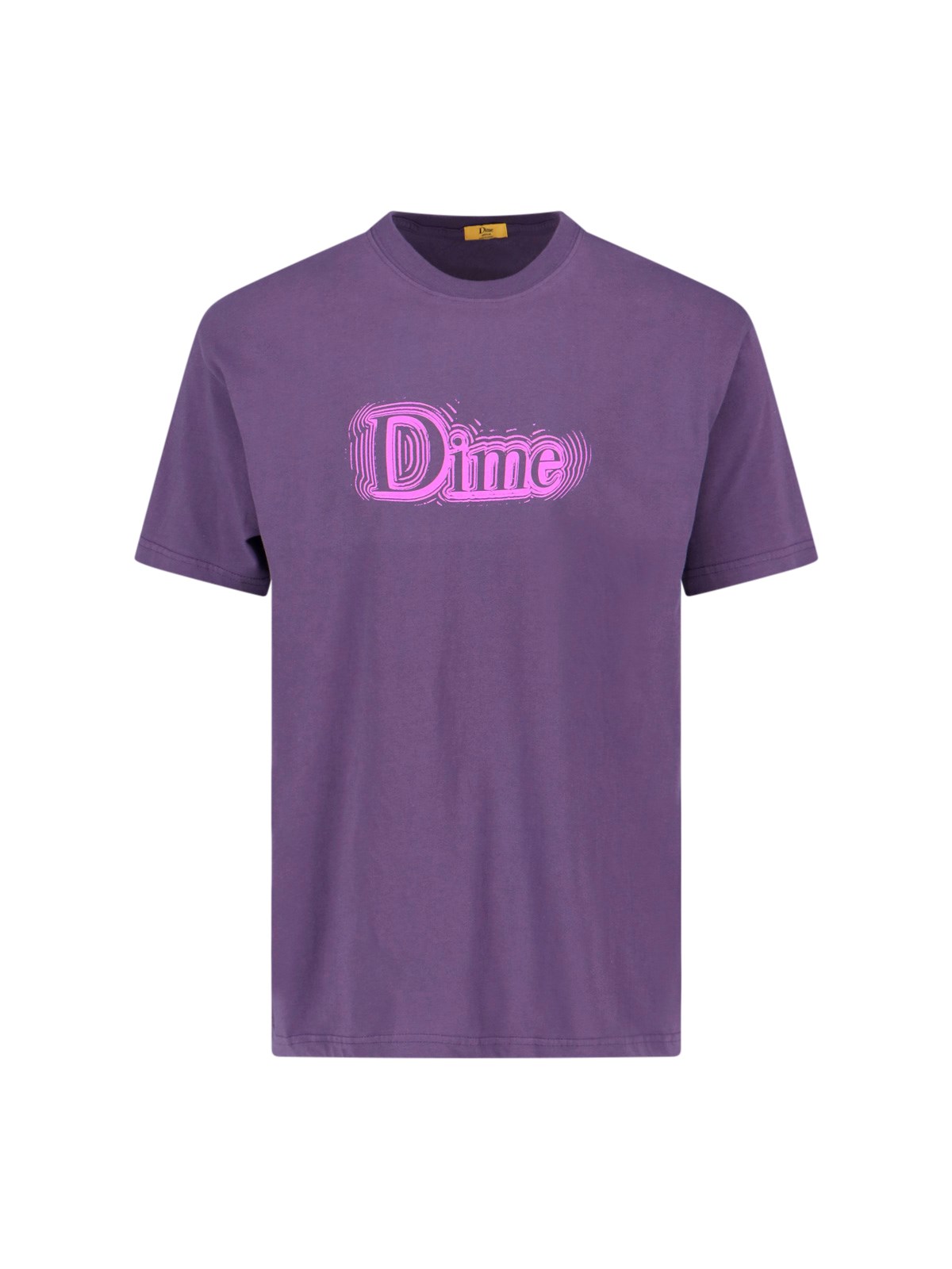 Dime Logo T-shirt In Purple