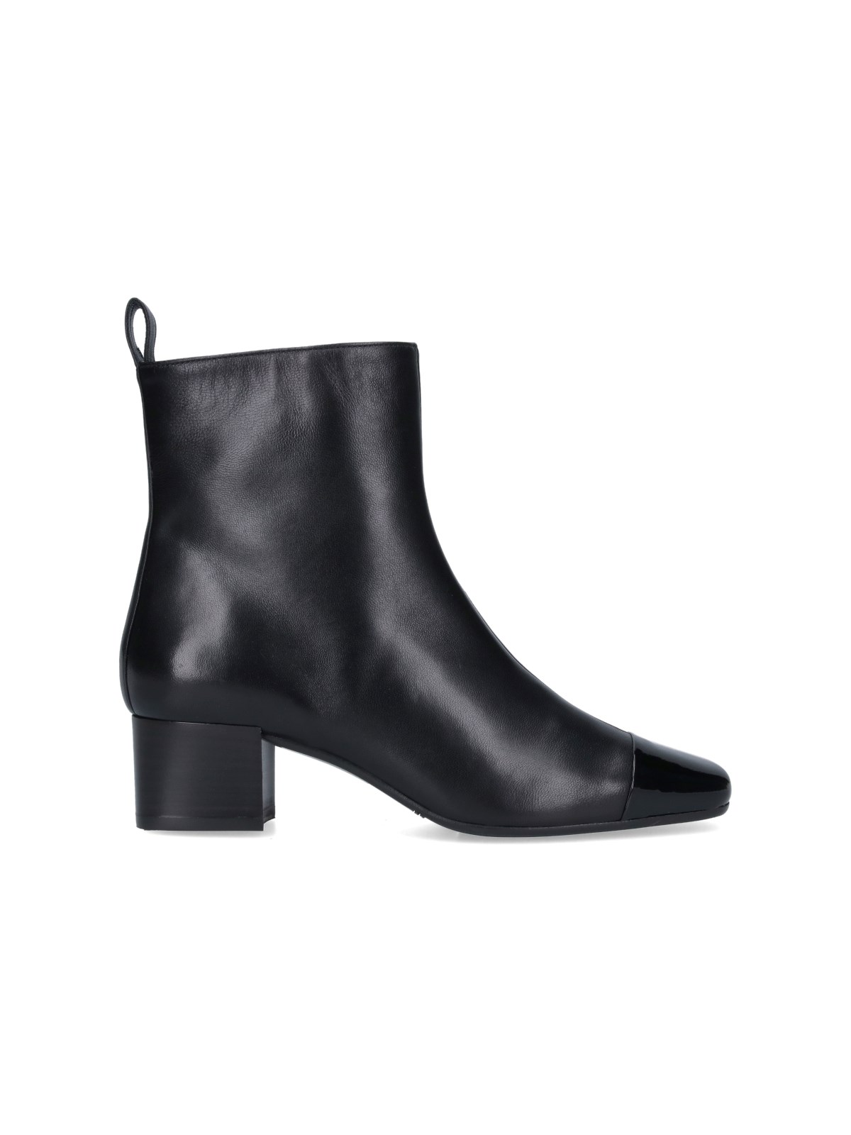 CAREL LEATHER ANKLE BOOTS