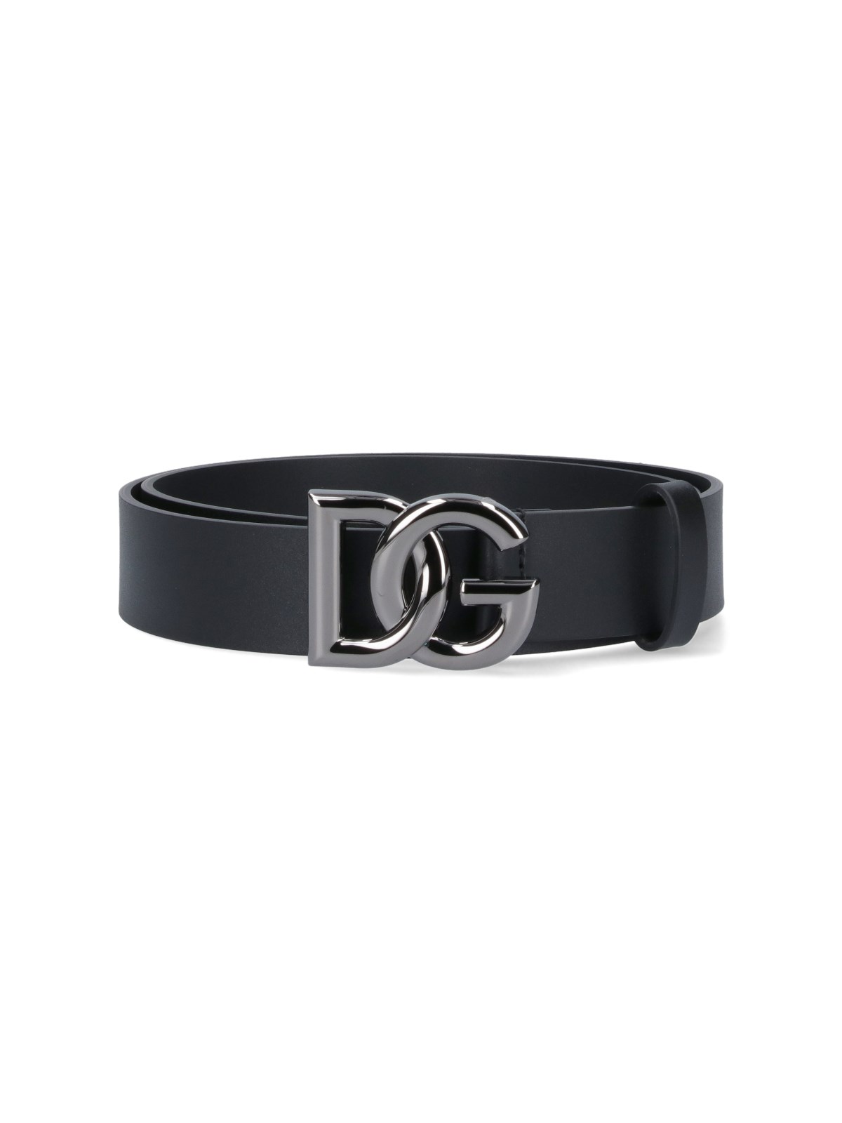 Shop Dolce & Gabbana Logo Belt In Black  