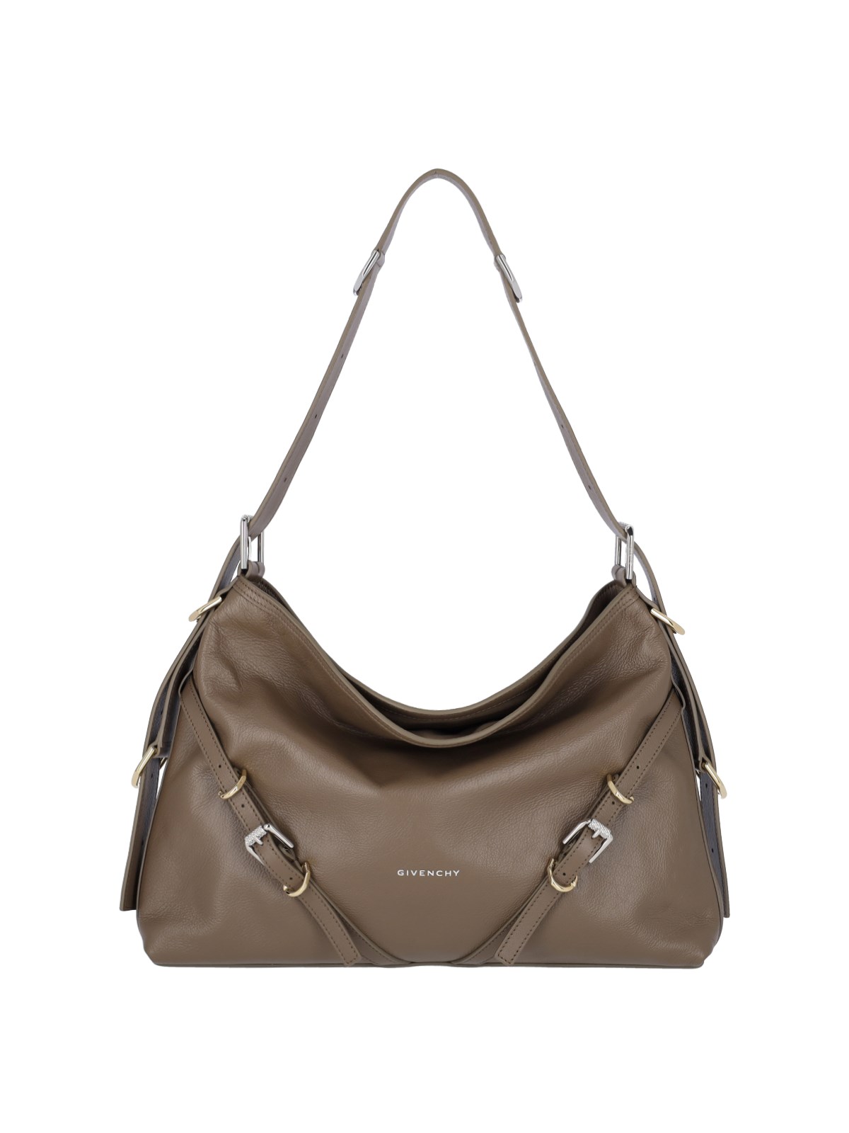 Givenchy 'voyou' Midi Handbag In Taupe
