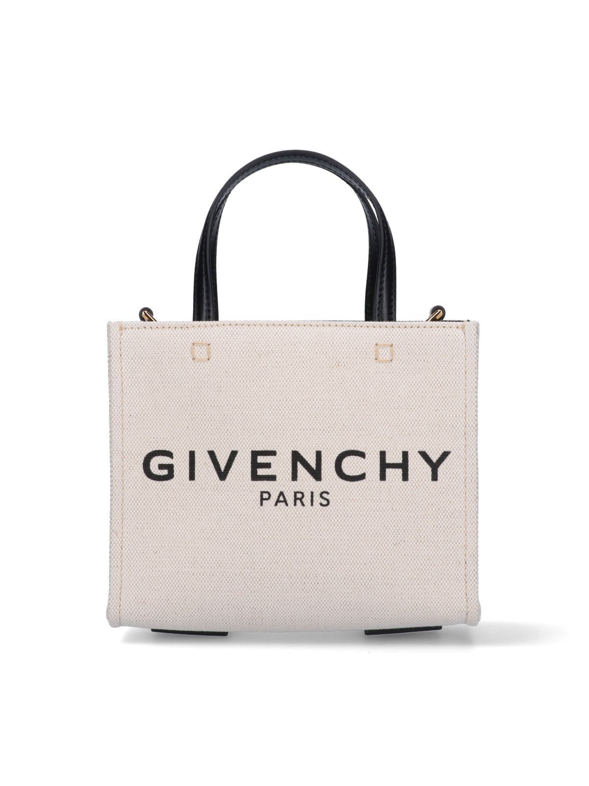 Shop Givenchy 'g' Mini Tote Bag In Beige