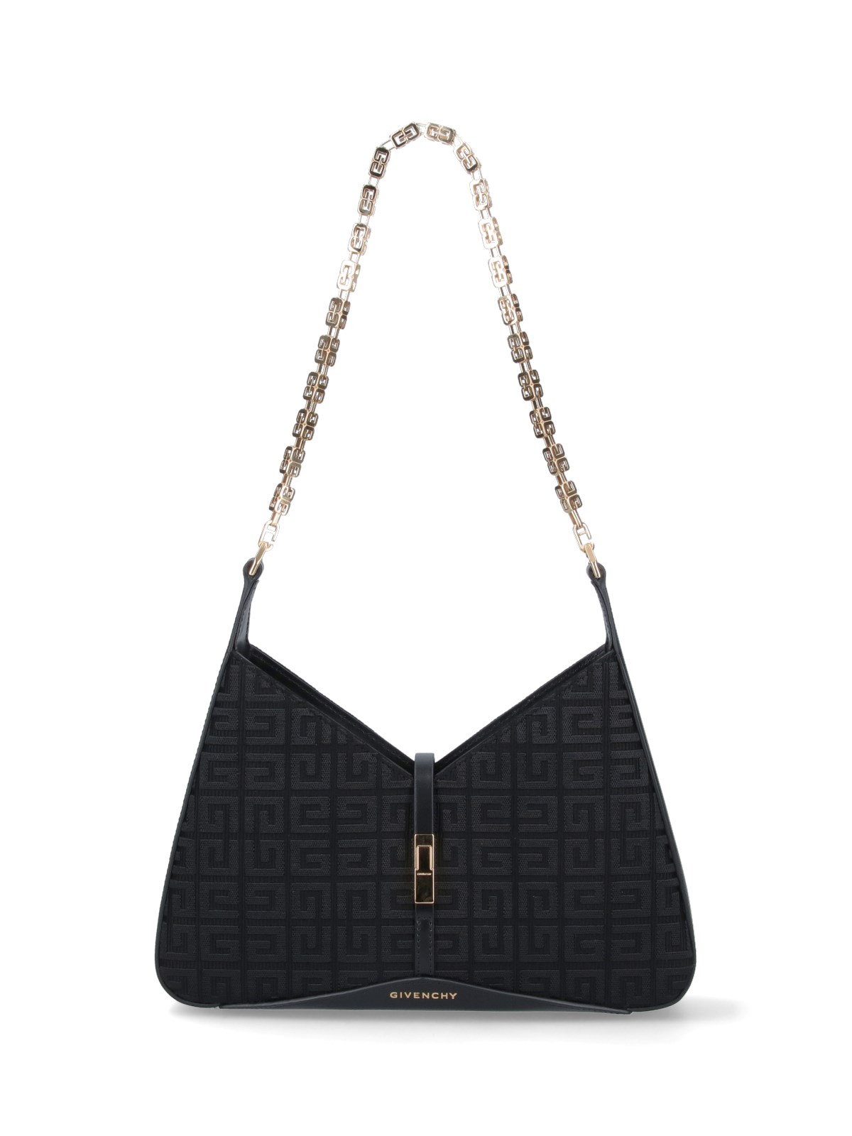Shop Givenchy Cut Out Shoulder Bag In Black  