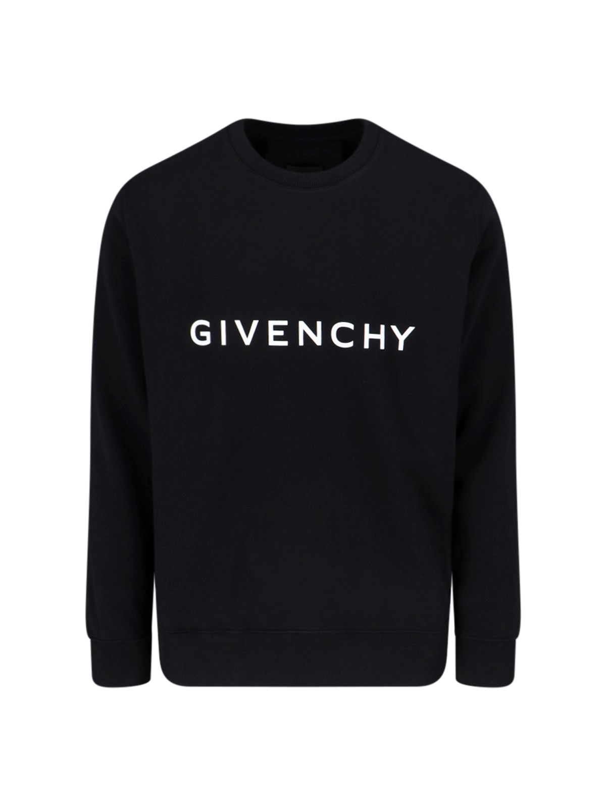 Givenchy Logo Crewneck Sweatshirt In Black  