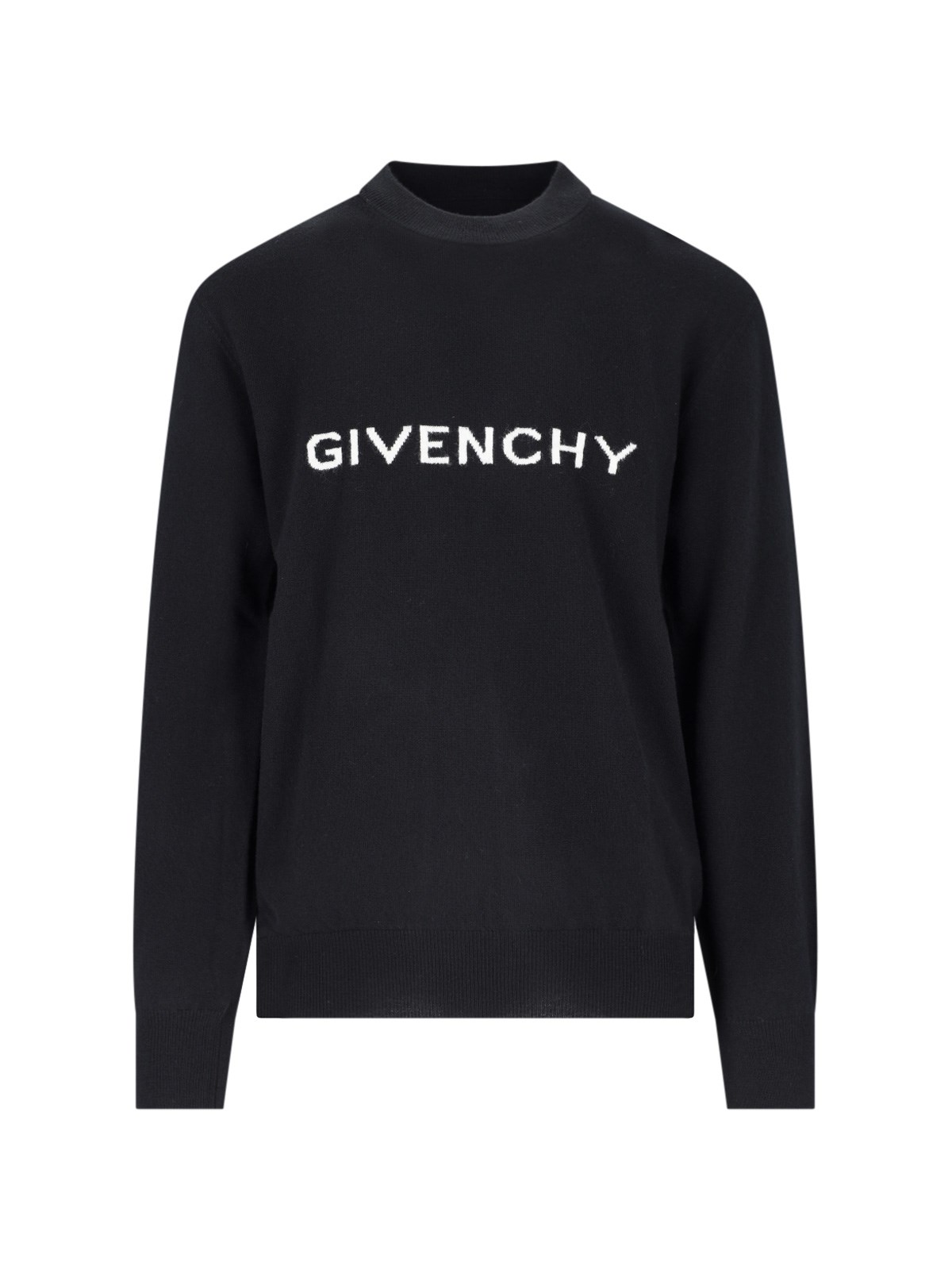 Shop Givenchy Logo Sweater In Black  