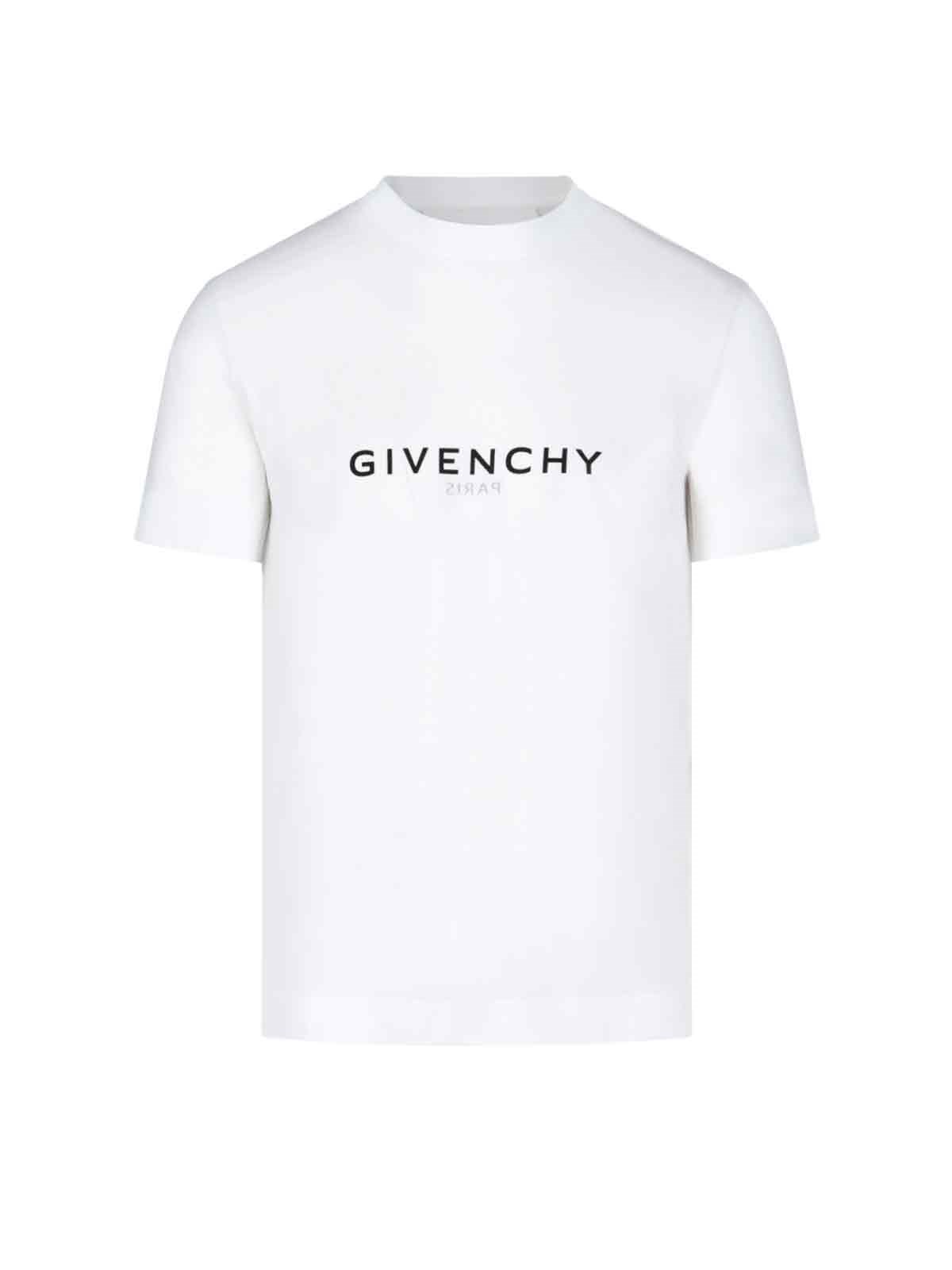 Shop Givenchy Logo Reverse T-shirt In White