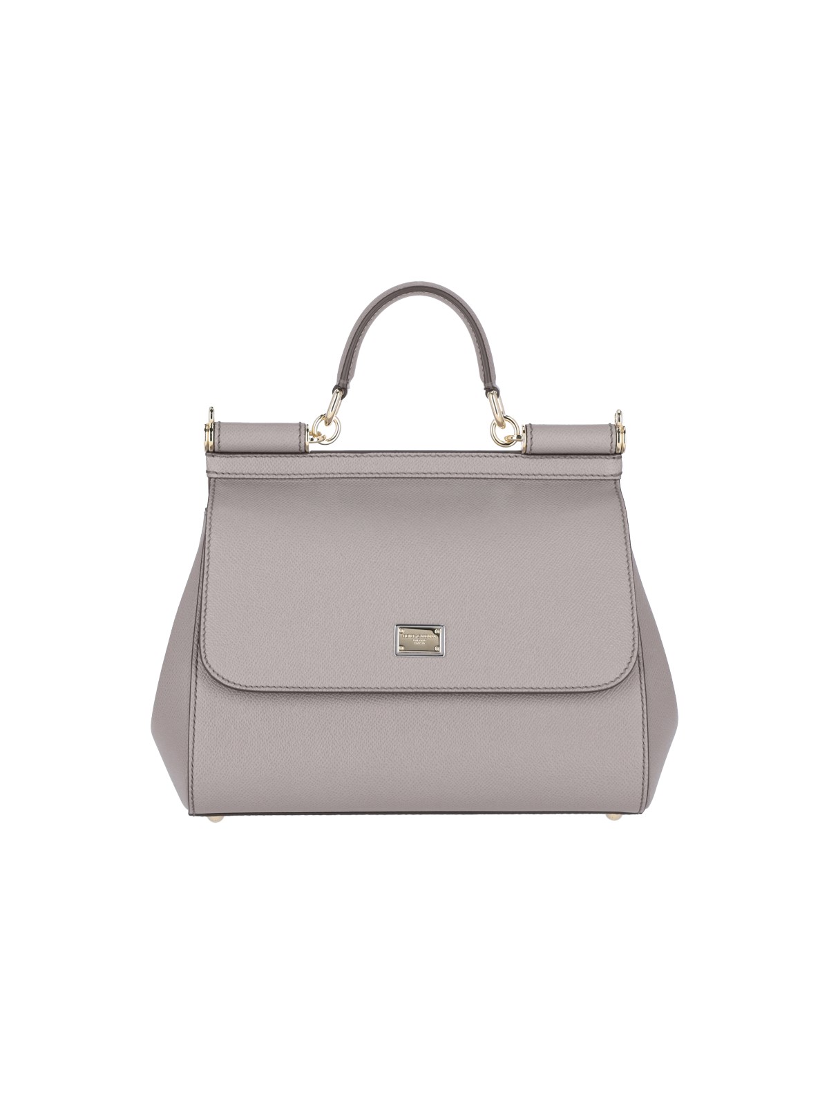 Dolce & Gabbana Medium Handbag "sicily" In Taupe