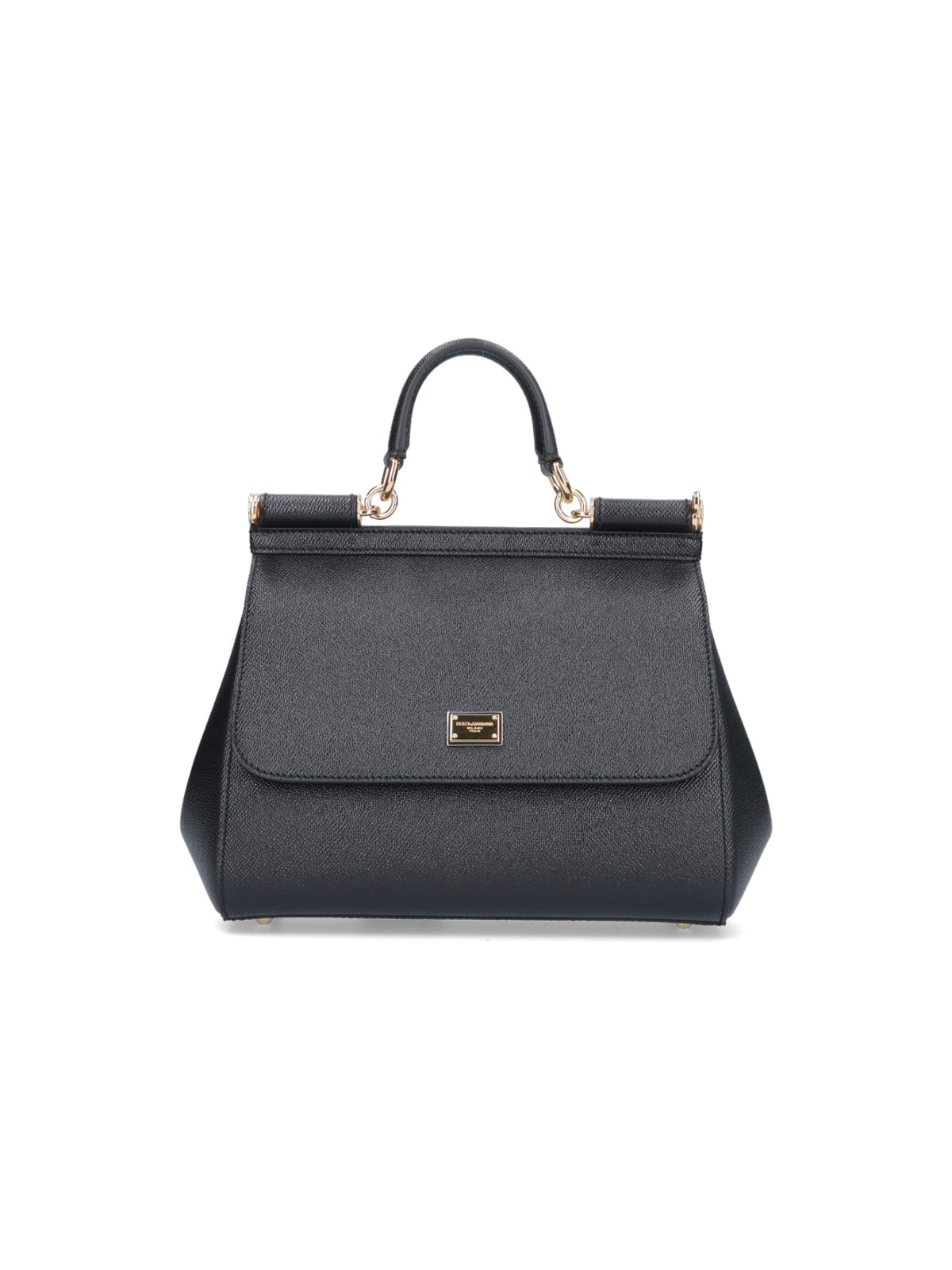 Shop Dolce & Gabbana - Medium Sicily Bag In Black  