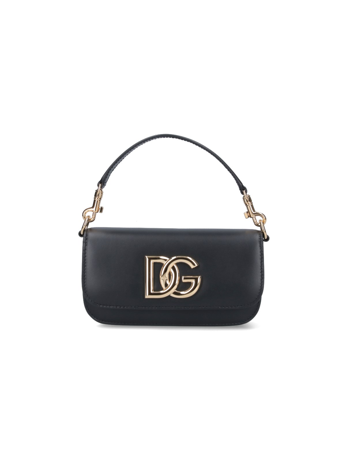 Shop Dolce & Gabbana "dg" Crossbody Bag In Black  