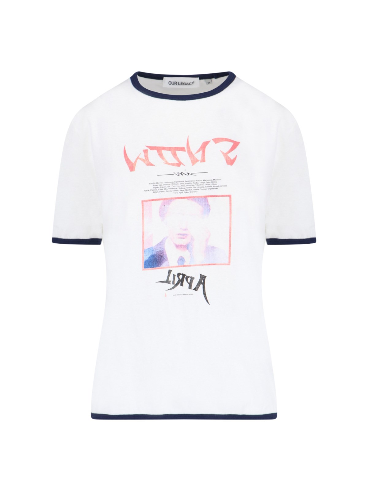 Shop Our Legacy 'stampa Snow Shigatsu' T-shirt In White