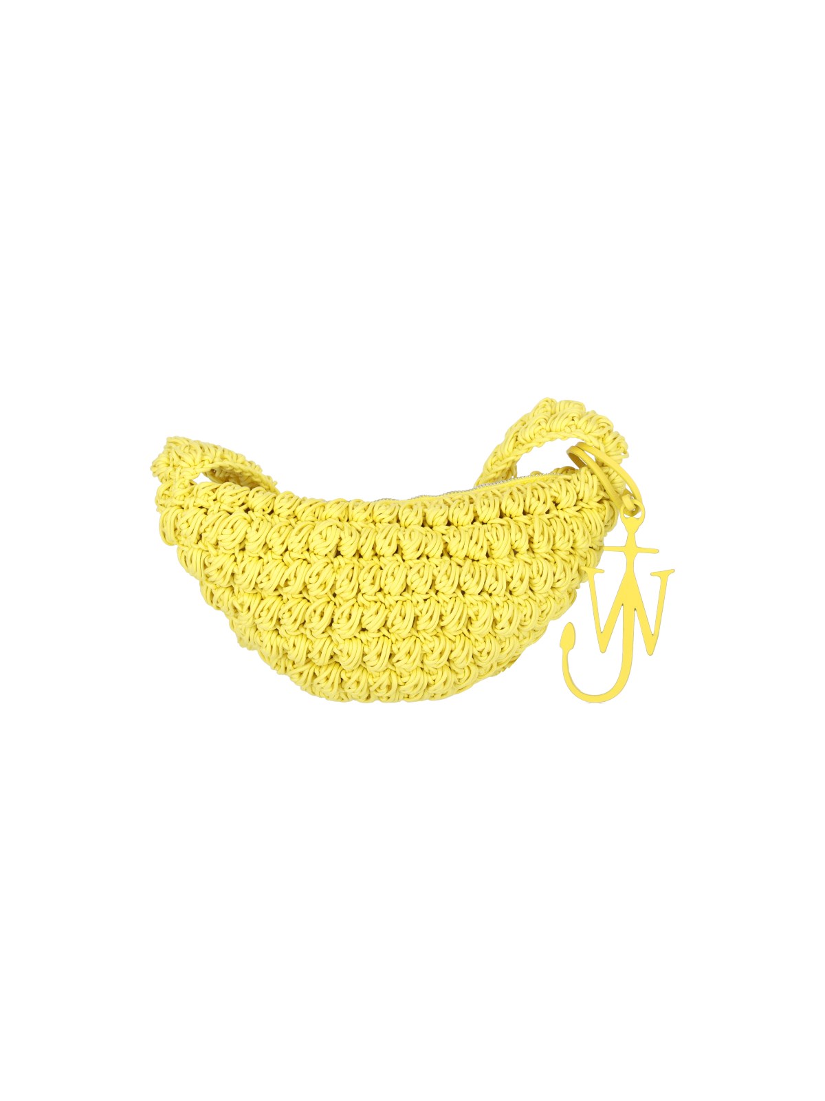Shop Jw Anderson 'pop Corn Sling' Crossbody Bag In Yellow