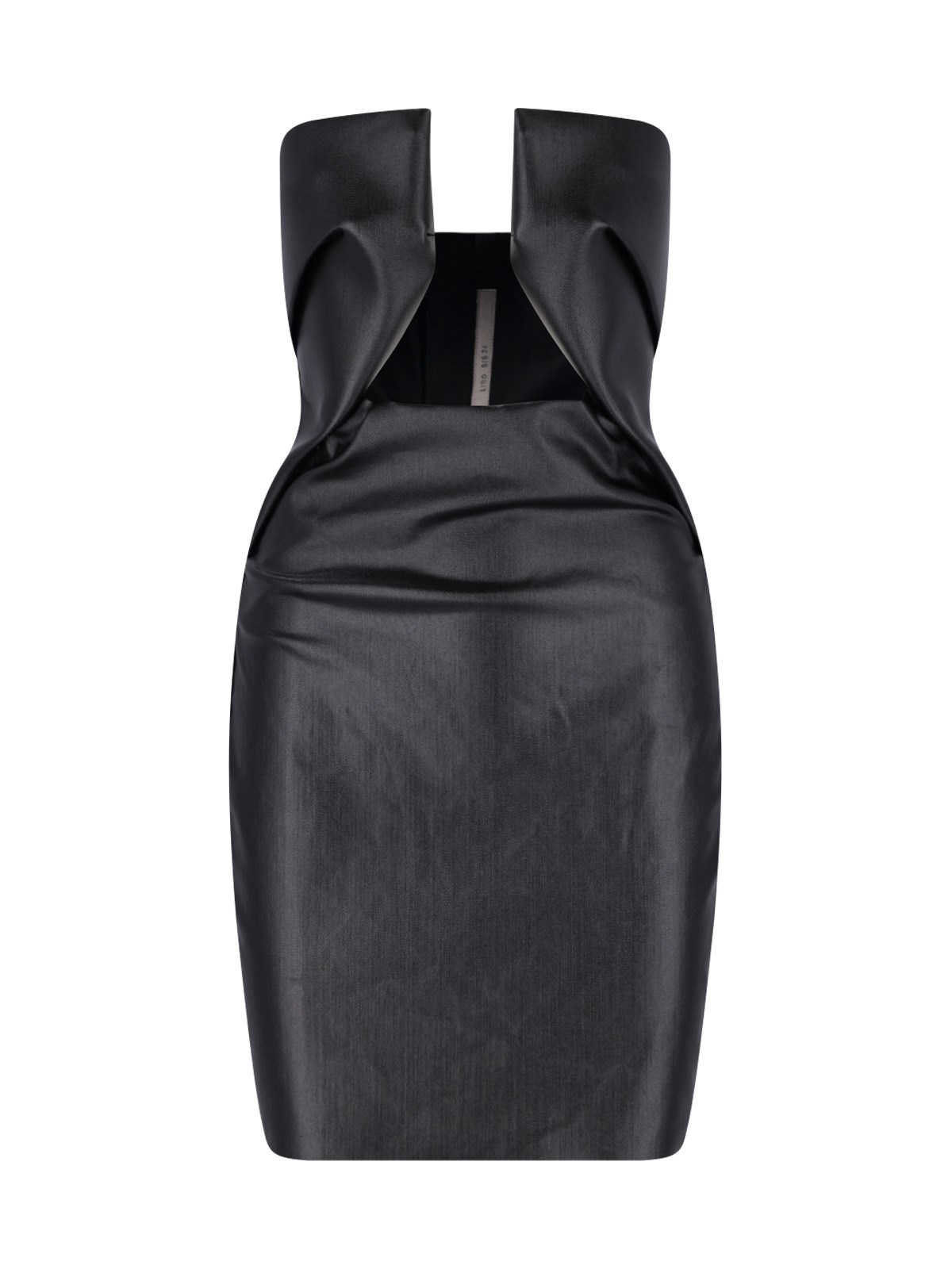 Rick Owens Cut-out Mini Dress In Black  