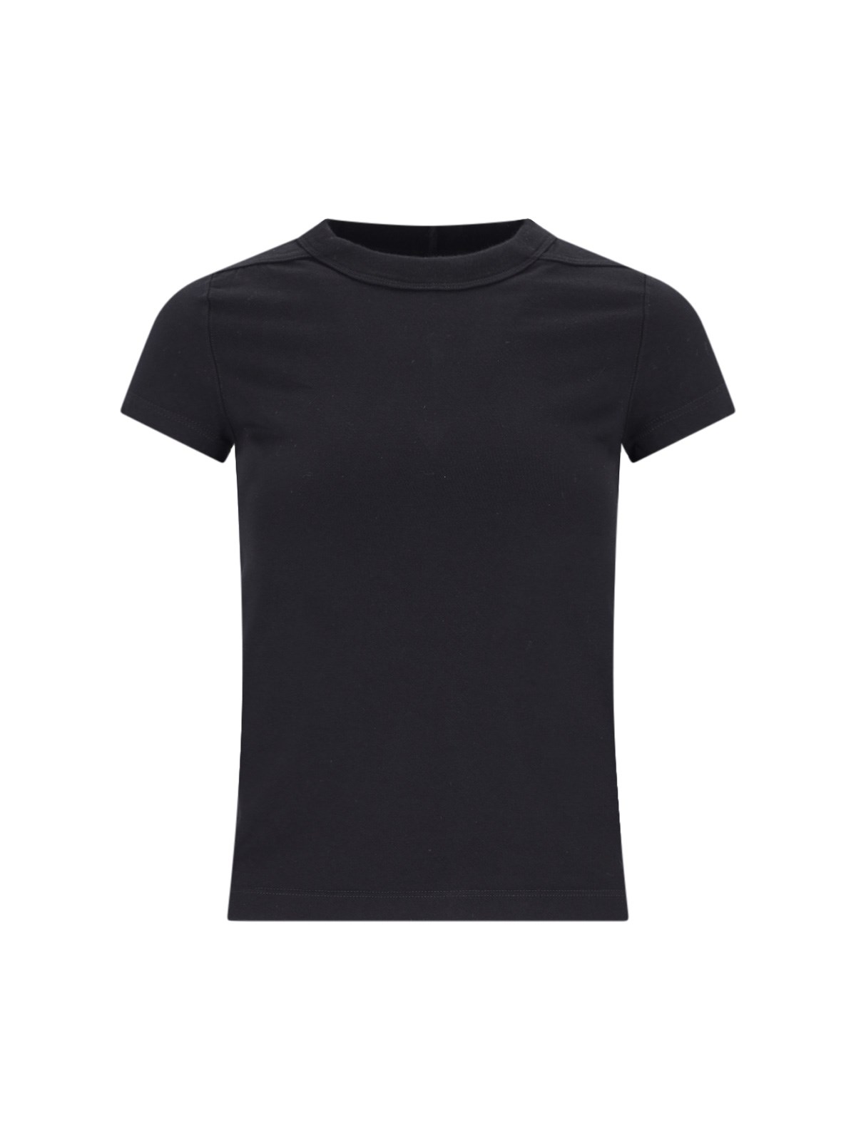 Rick Owens Basic T-shirt In Black  