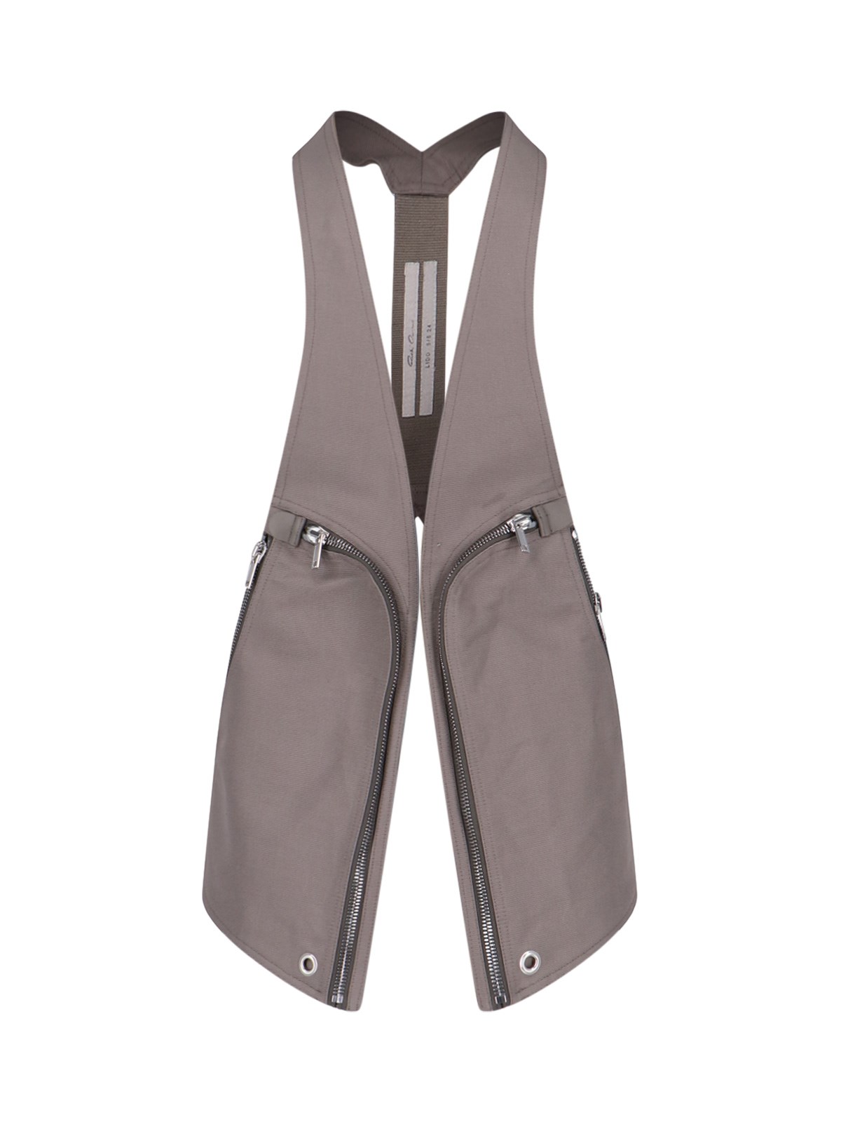 Shop Rick Owens 'bauhaus' Vest In Gray