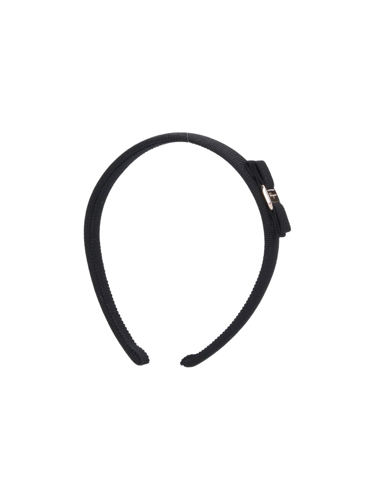 Shop Ferragamo 'vara' Headband In Black  