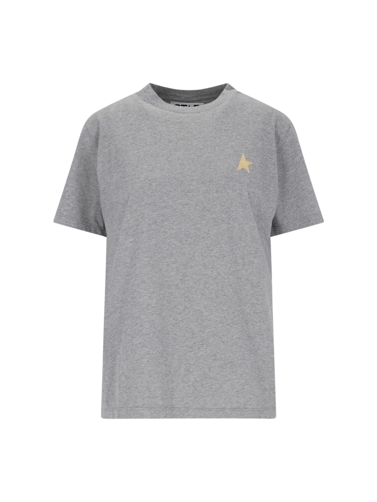 Shop Golden Goose T-shirt 'star' In Gray