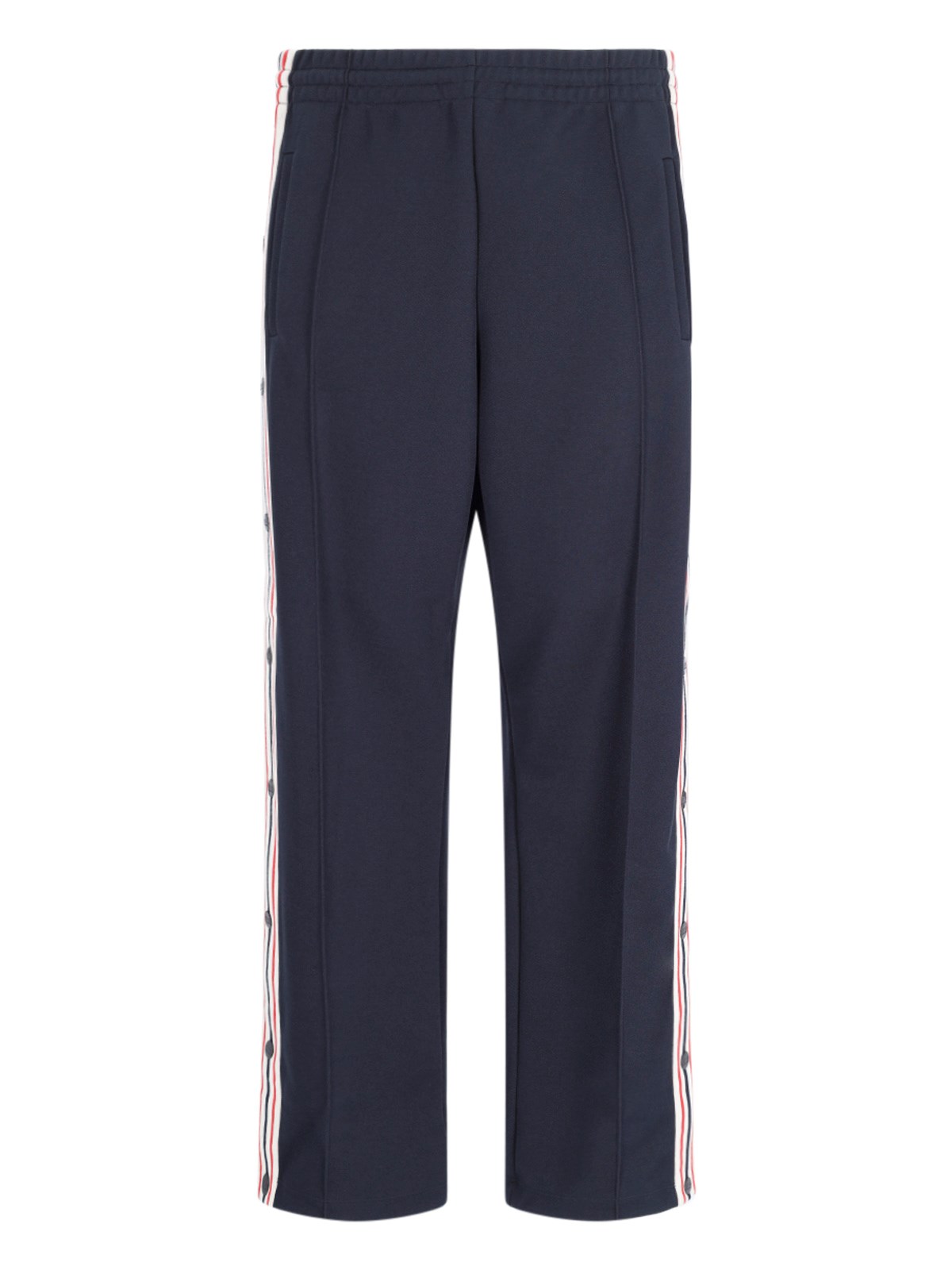 Golden Goose Side Buttons Pants In Blue
