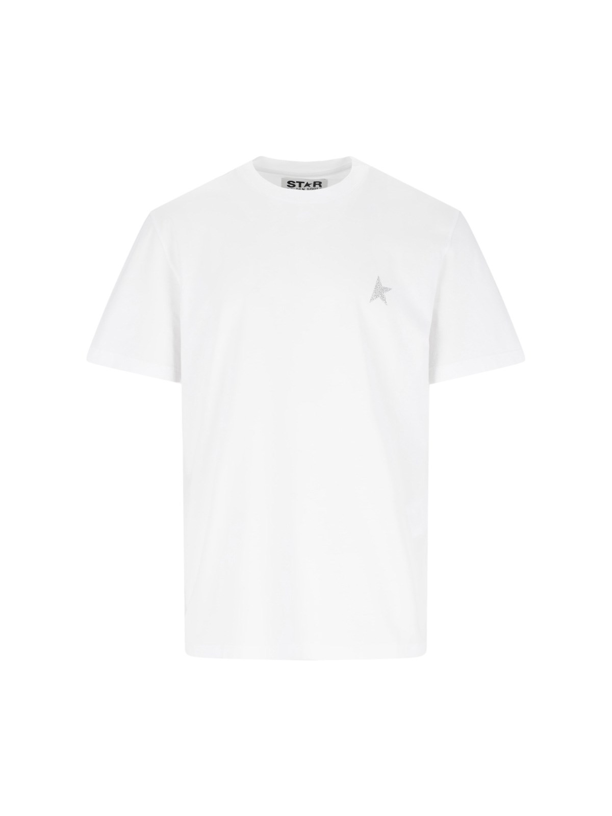 Shop Golden Goose "star" Logo T-shirt In White