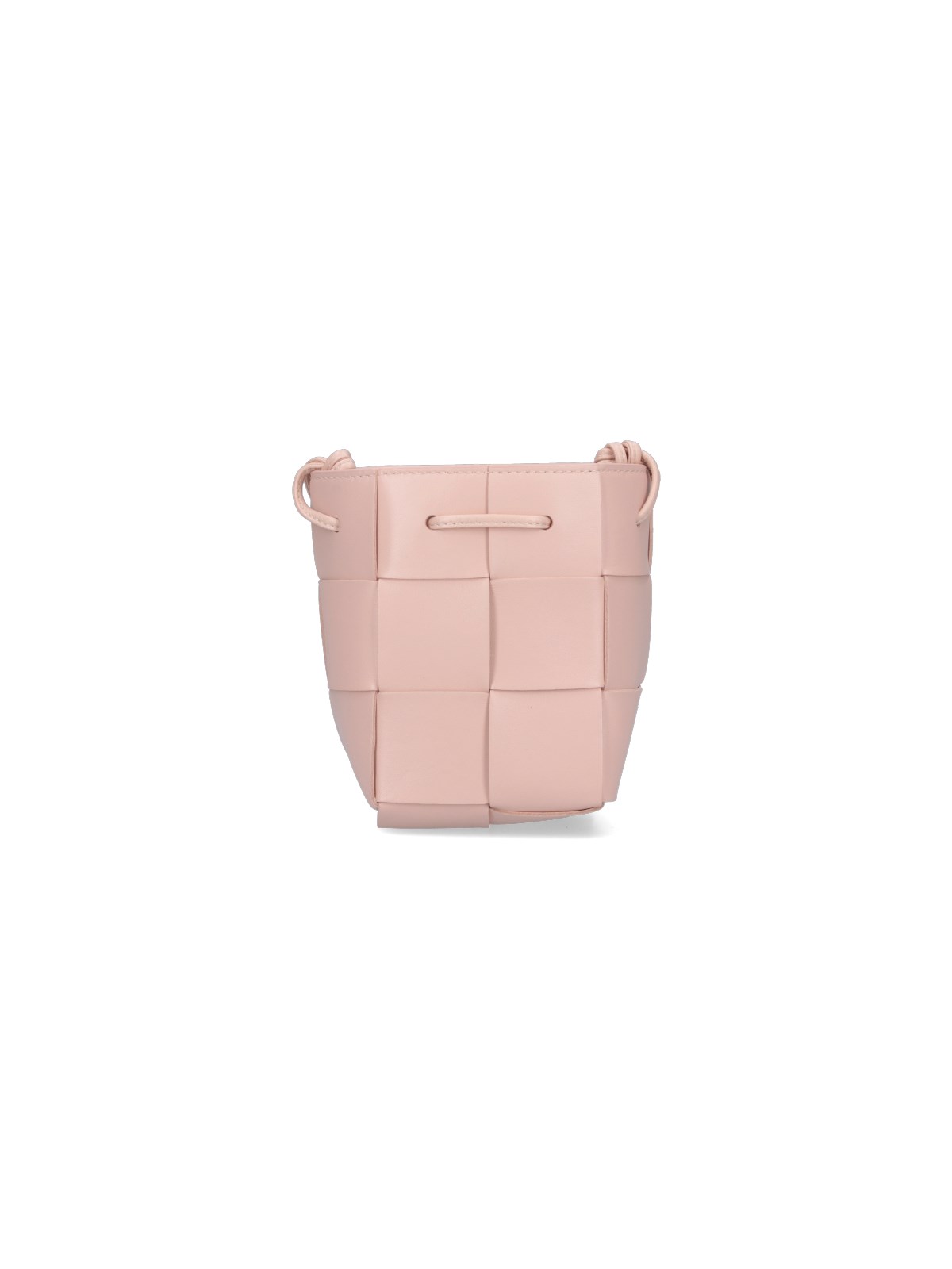 Shop Bottega Veneta "cassette" Mini Bucket Bag In Pink