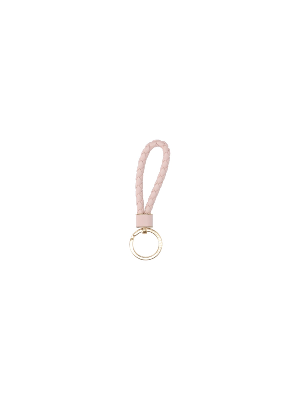 Bottega Veneta "intreccio" Keyring In Pink