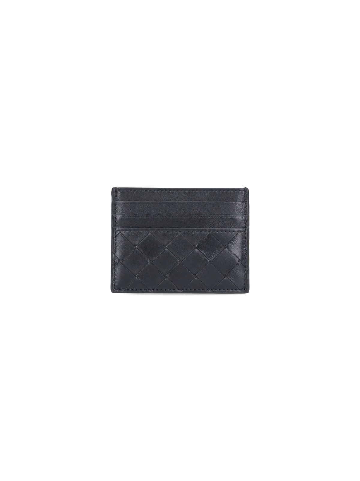Bottega Veneta - Intrecciato Card Holder In Black  