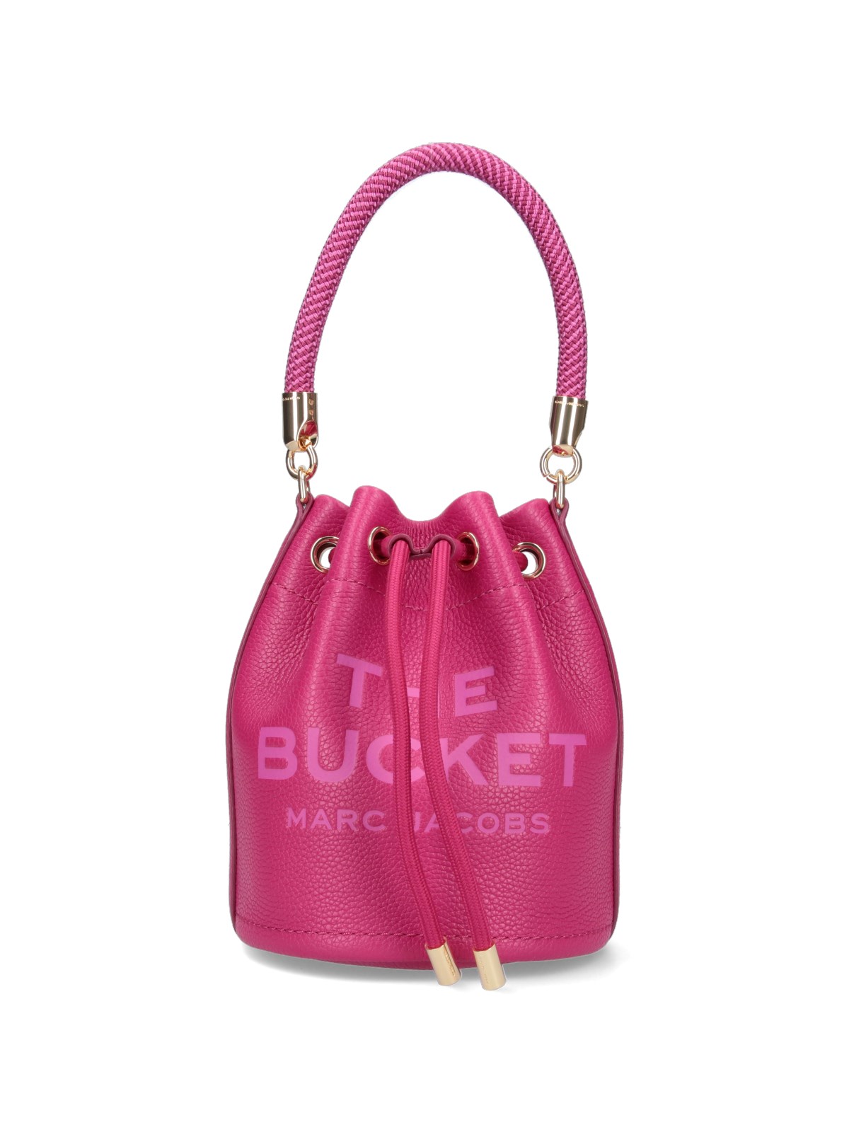 Shop Marc Jacobs 'the Leather Bucket' Bucket Bag In Pink