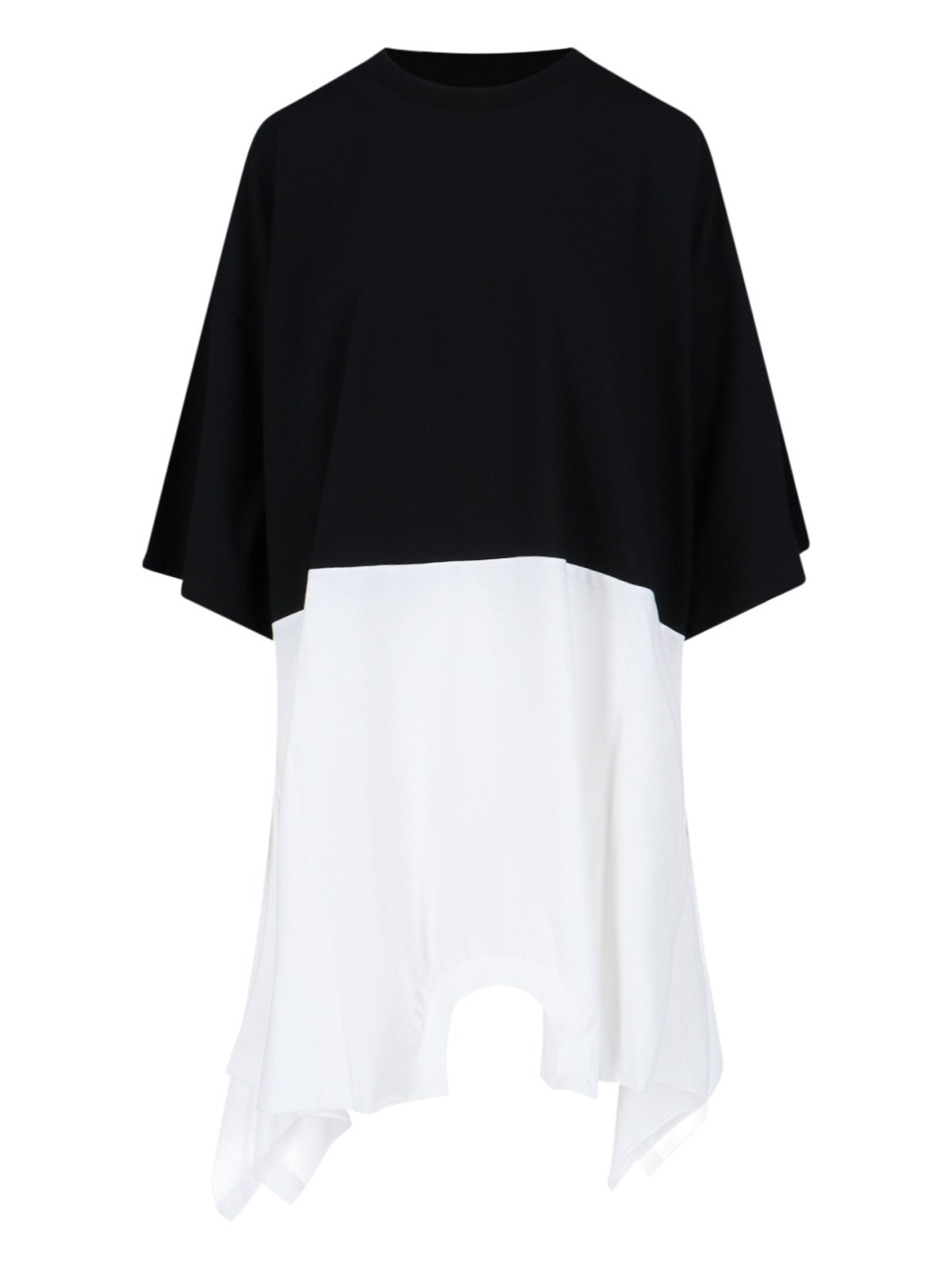 Shop Mm6 Maison Margiela Shirt Detail Dress In Black  