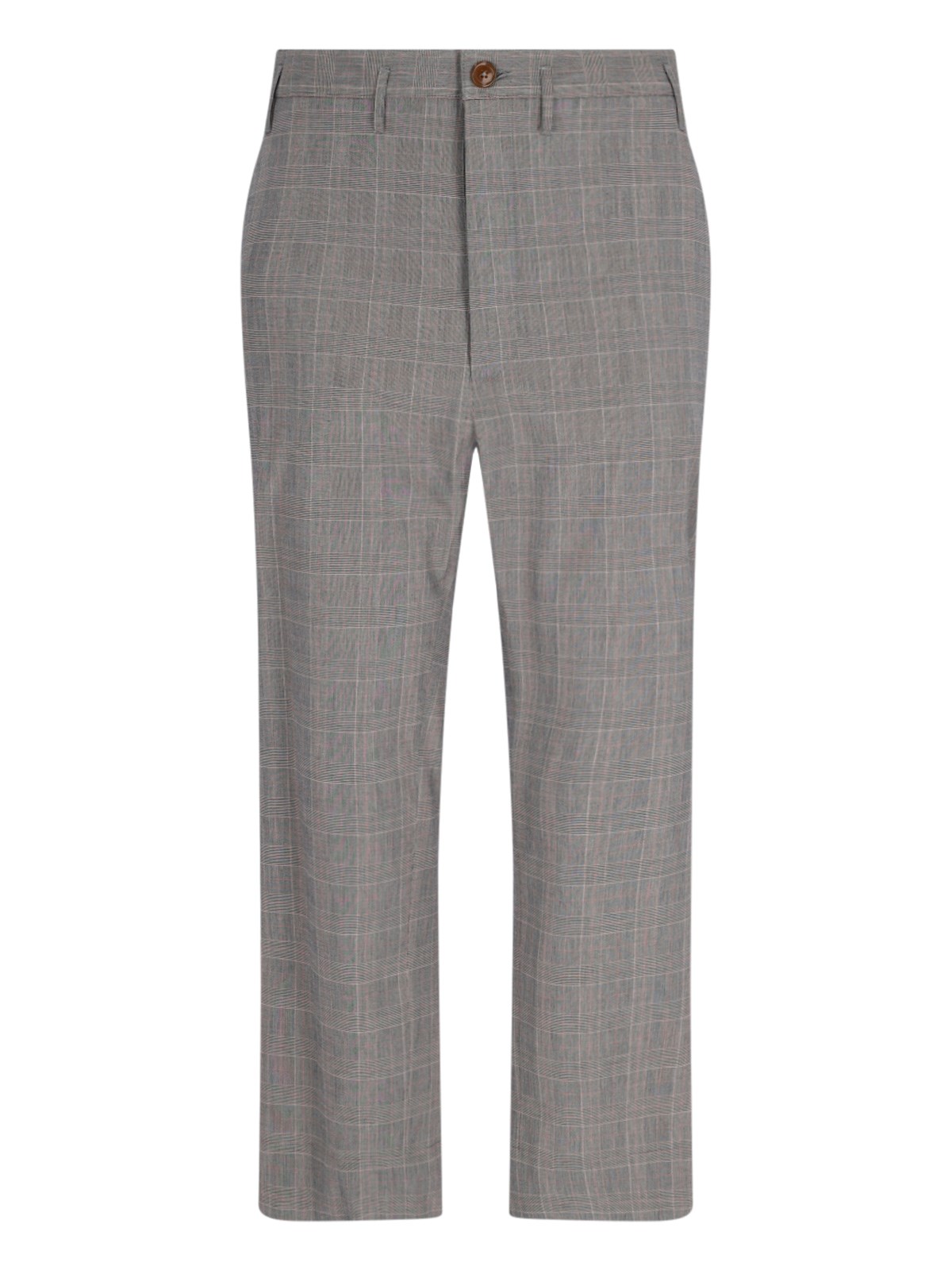 Shop Vivienne Westwood Cropped Trousers In Gray