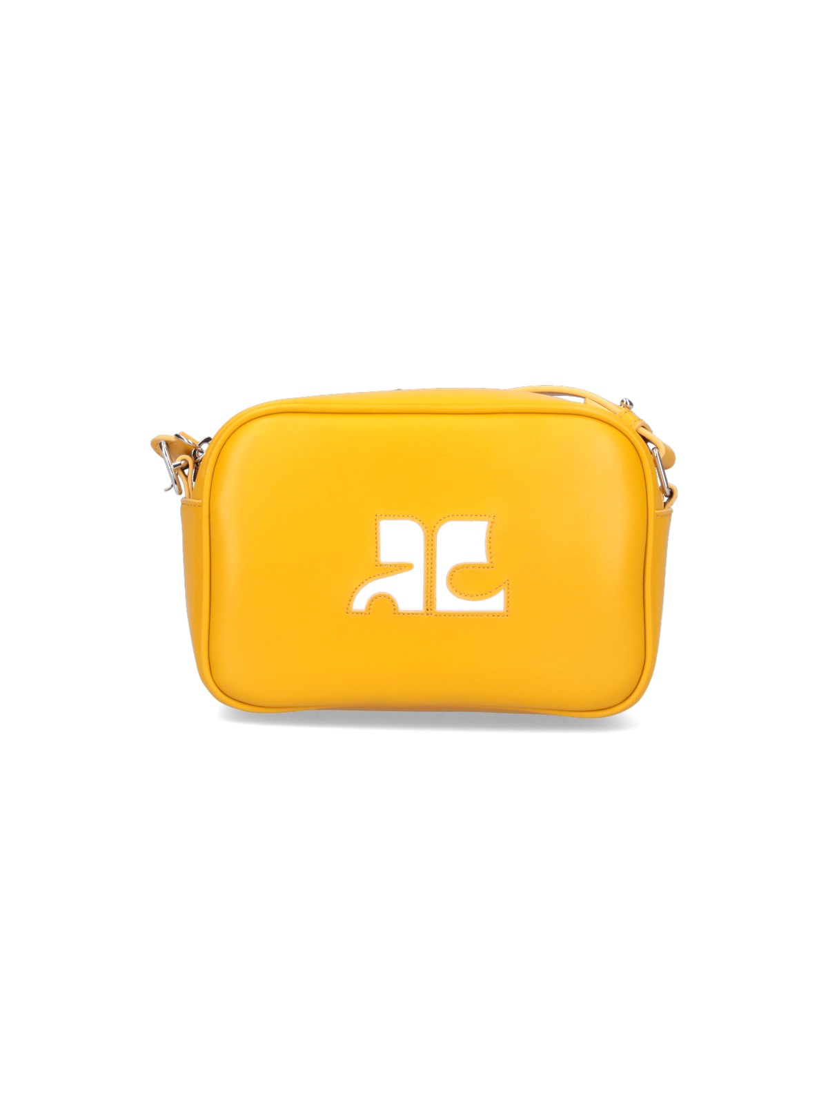 Courrèges "re-edition" Camera Bag In Yellow