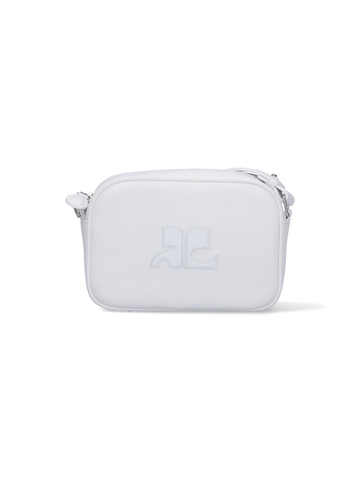 Shop Courrèges "re-edition" Camera Bag In White