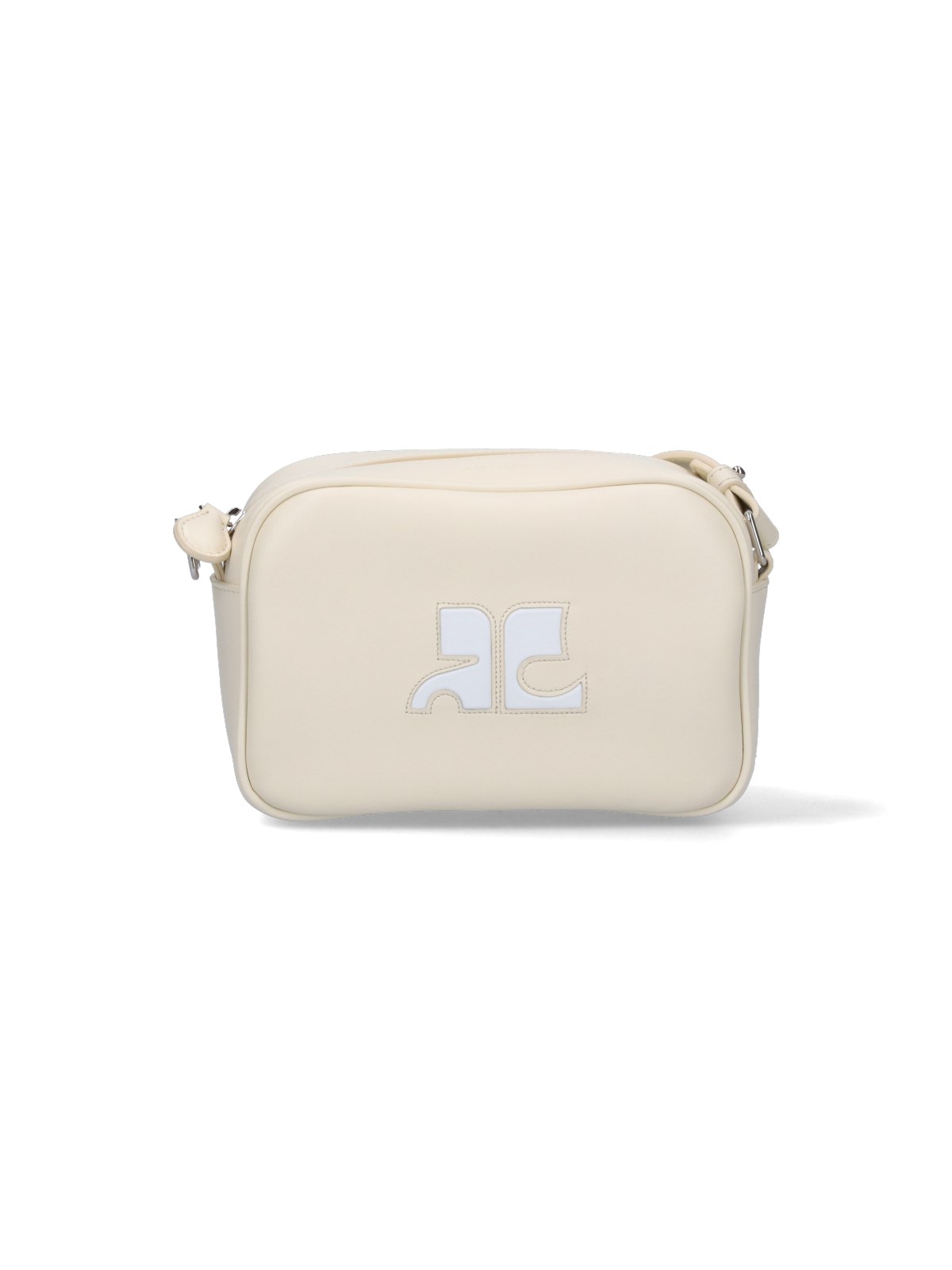 Courrèges Re-edition Camera Bag In Cream