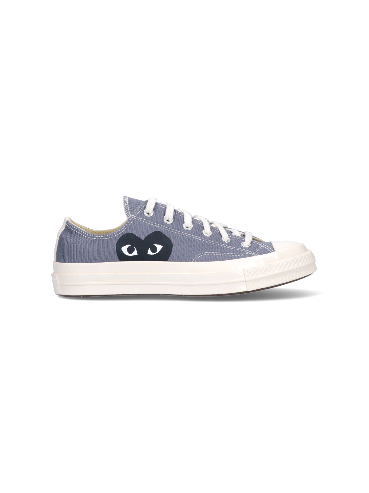 Shop Comme Des Garçons Play 'chuck Taylor' Low Top Sneakers In Gray