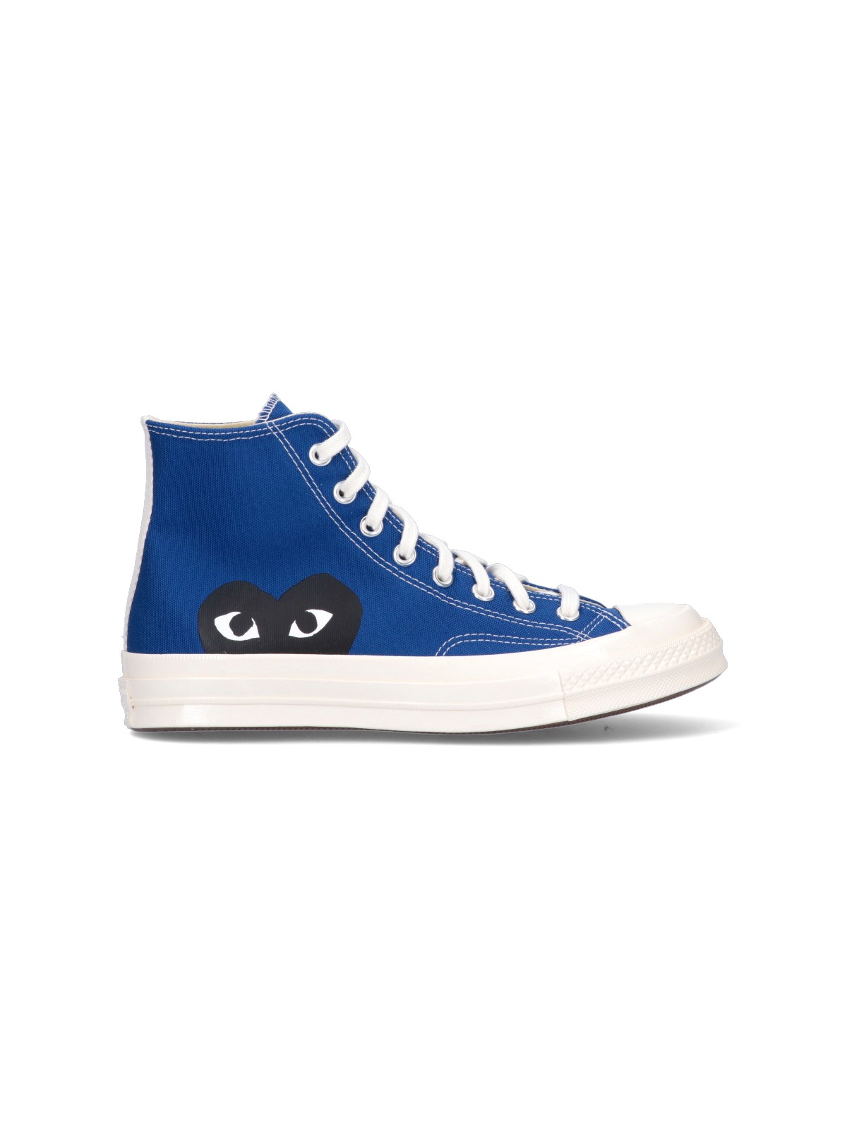 Comme Des Garçons Play Chuck Taylor Trainers In Blue