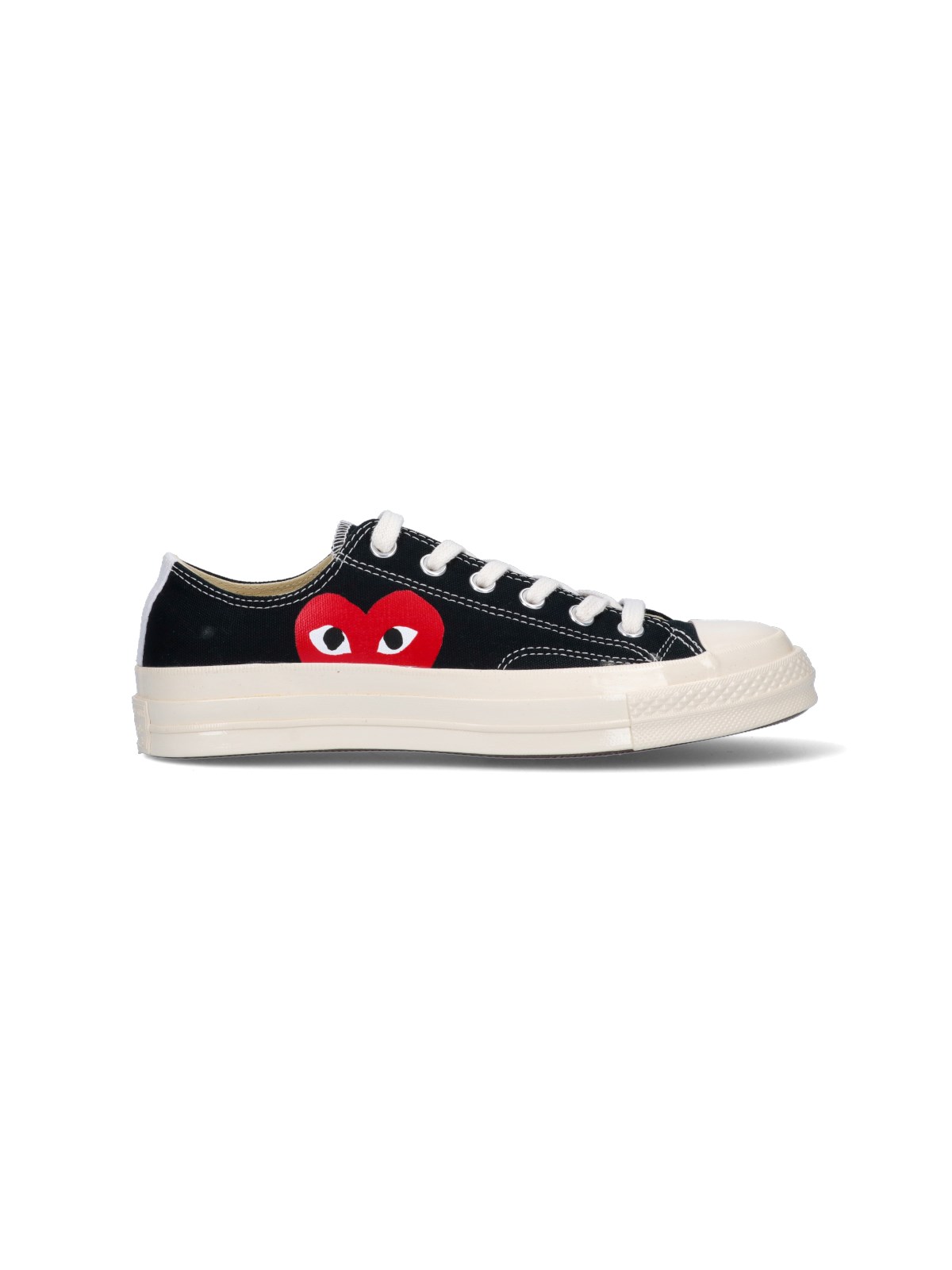 Shop Comme Des Garçons Play Low Top 'converse Chuck 70' Sneakers In Black  