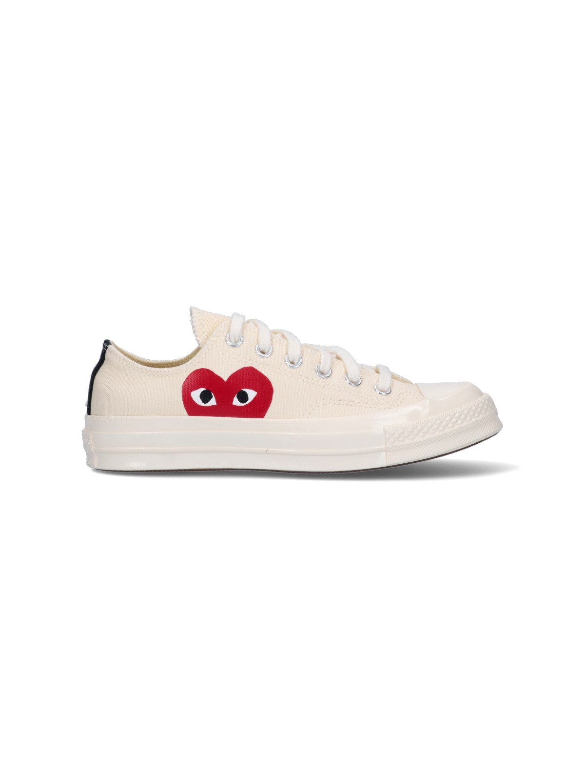 Comme Des Garçons Play Low Top 'converse Chuck 70' Trainers In White