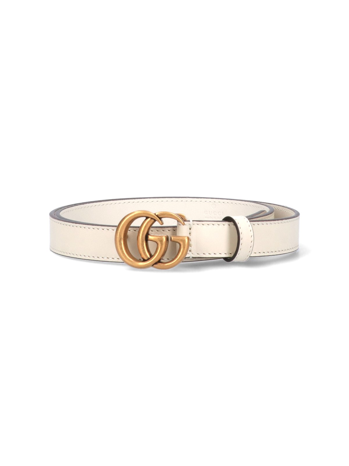 Gucci - "gg Marmont" Belt In White