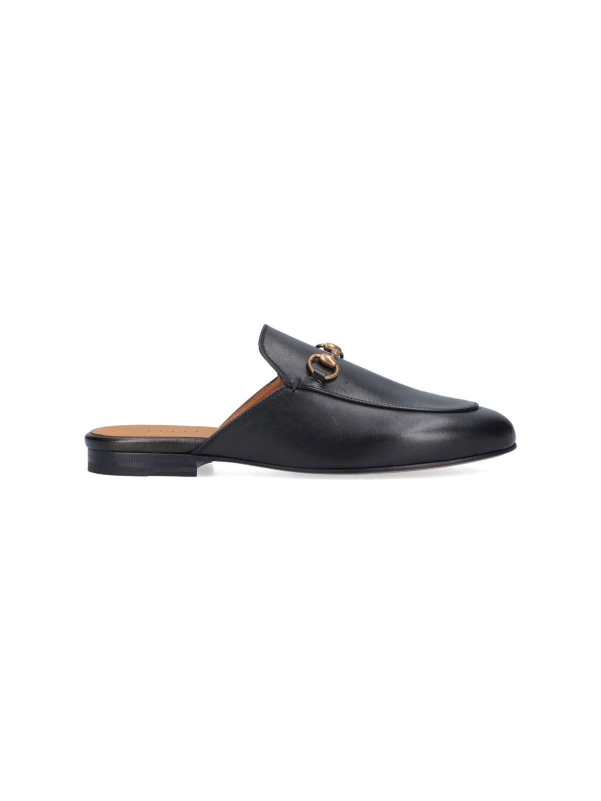 Shop Gucci 'princetown' Slippers In Black  
