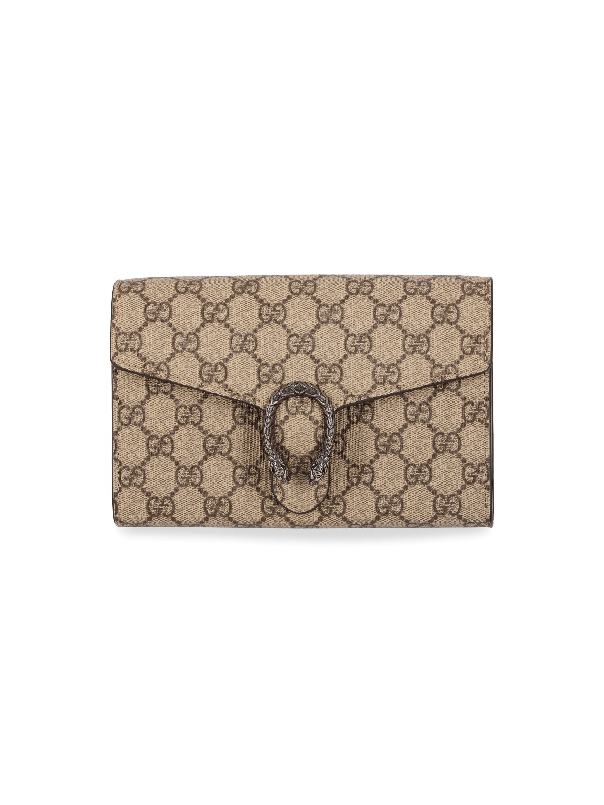 Gucci 'dionysus' Chain Wallet In Beige
